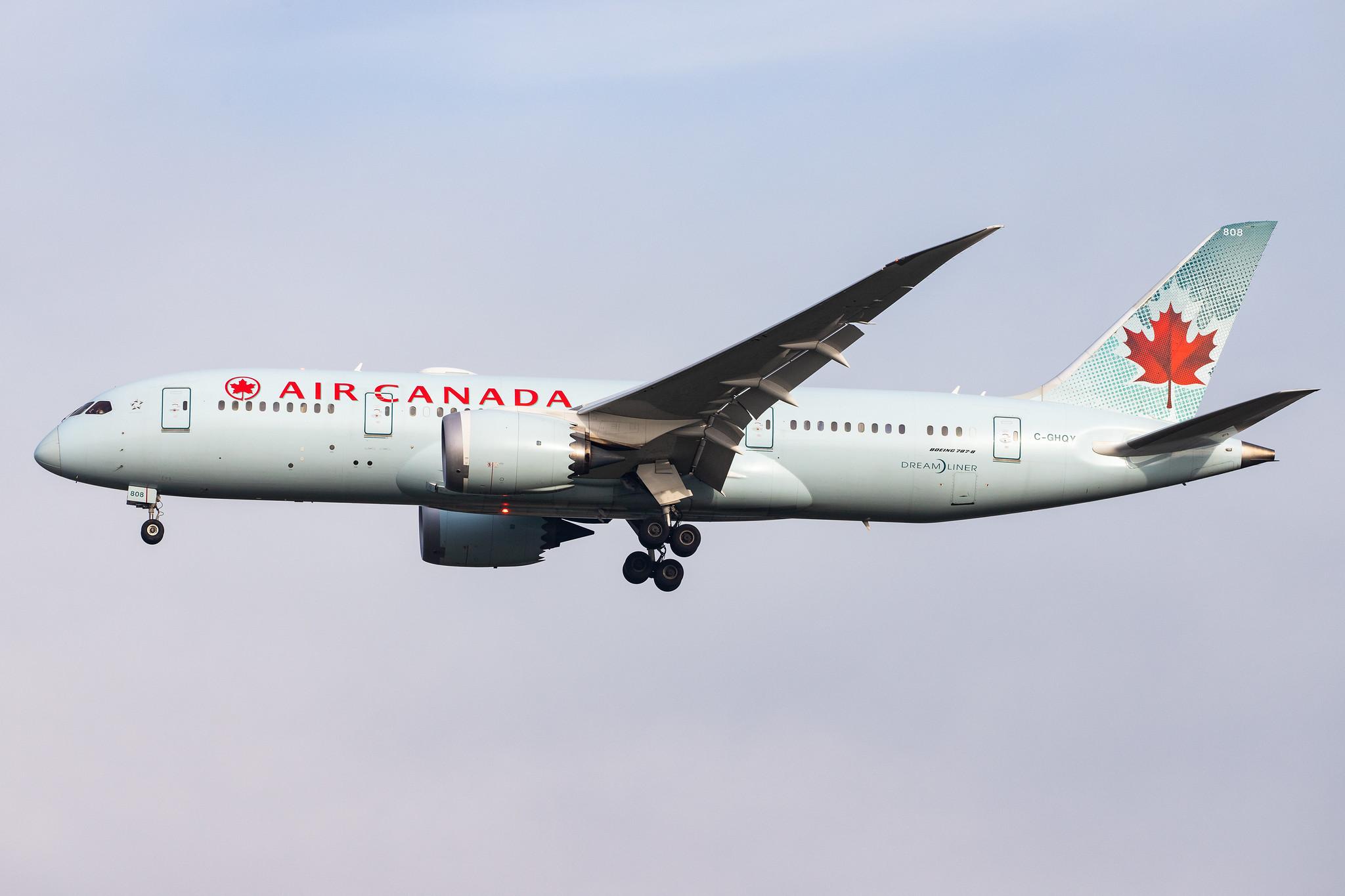 London Heathrow Airport: Air Canada (AC / ACA) |  Boeing 787-8 Dreamliner B788 | C-GHQY | MSN 35264