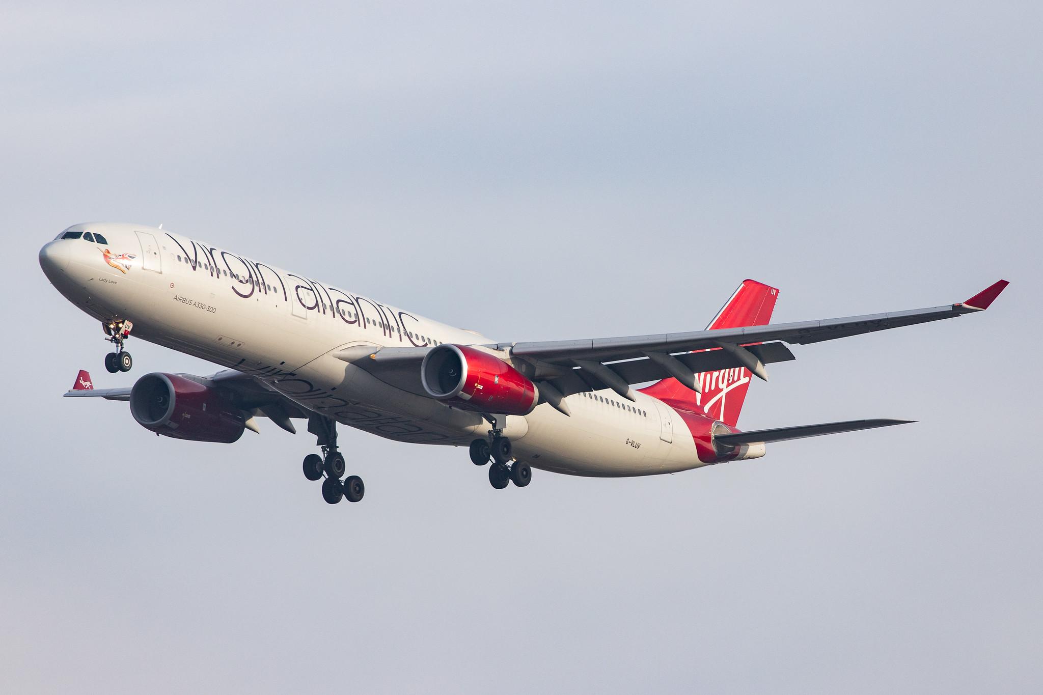London Heathrow Airport: Virgin Atlantic (VS / VIR) |  Airbus A330-343 A333 | G-VLUV | MSN 1206
