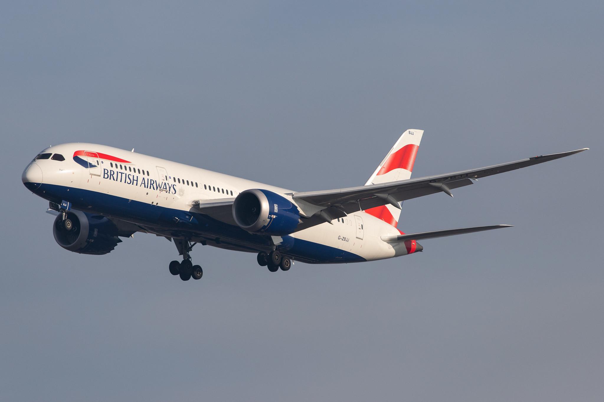 London Heathrow Airport: British Airways (BA / BAW) |  Boeing 787-8 Dreamliner B788 | G-ZBJJ | MSN 60629