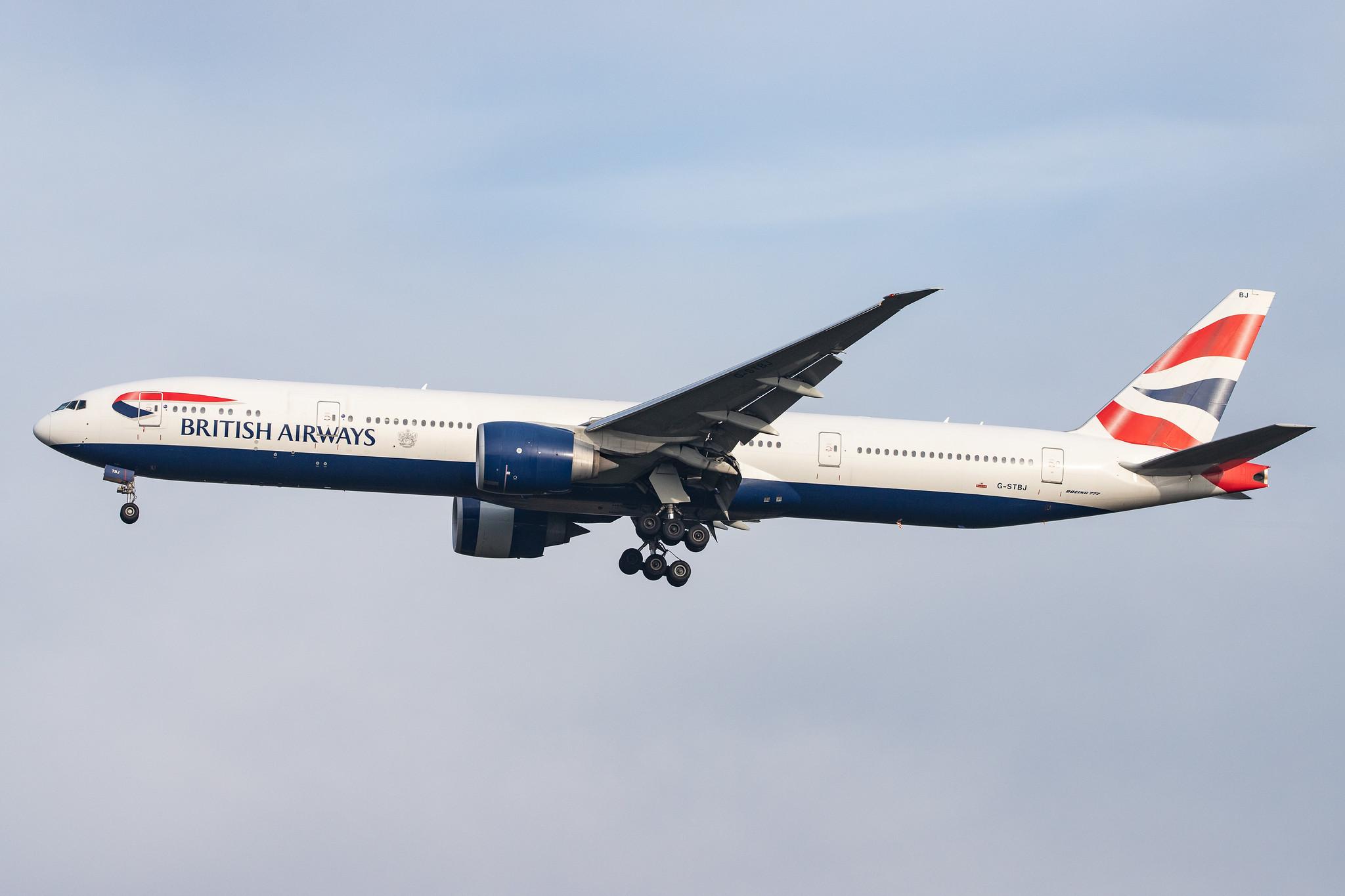 London Heathrow Airport: British Airways (BA / BAW) |  Boeing 777-336(ER) B77W | G-STBJ | MSN 43703