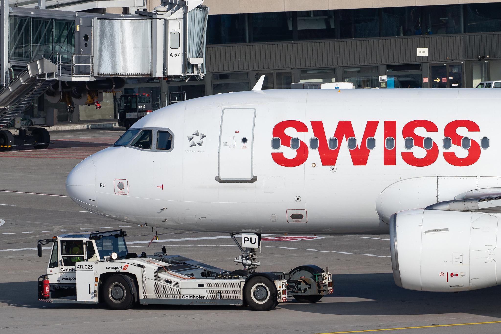 Flughafen Zürich: Swiss (LX / SWR) |  Airbus A319-112 A319 | HB-IPU | MSN 0713