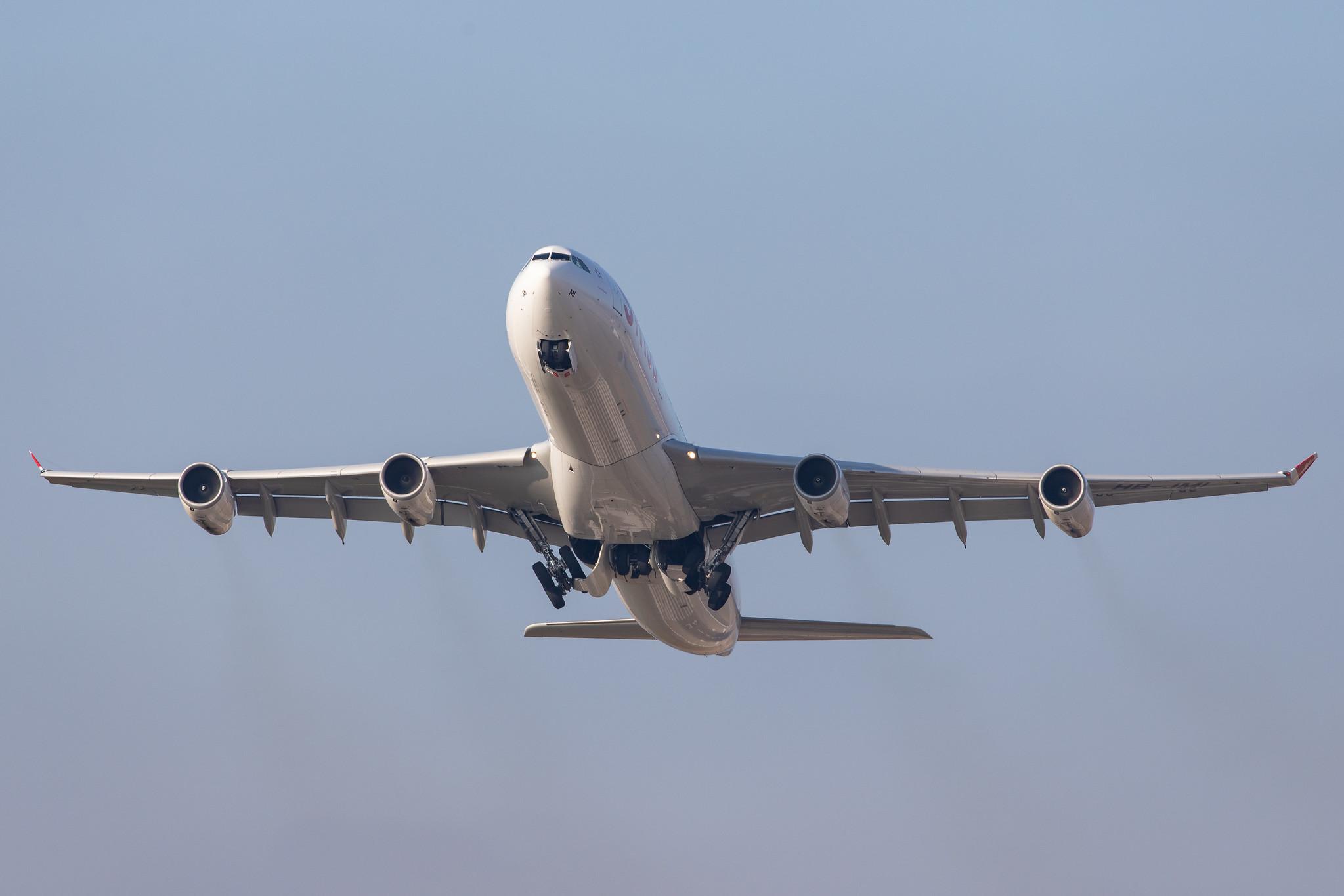 Flughafen Zürich: Swiss (LX / SWR) |  Airbus A340-313 A343 | HB-JMI | MSN 0598