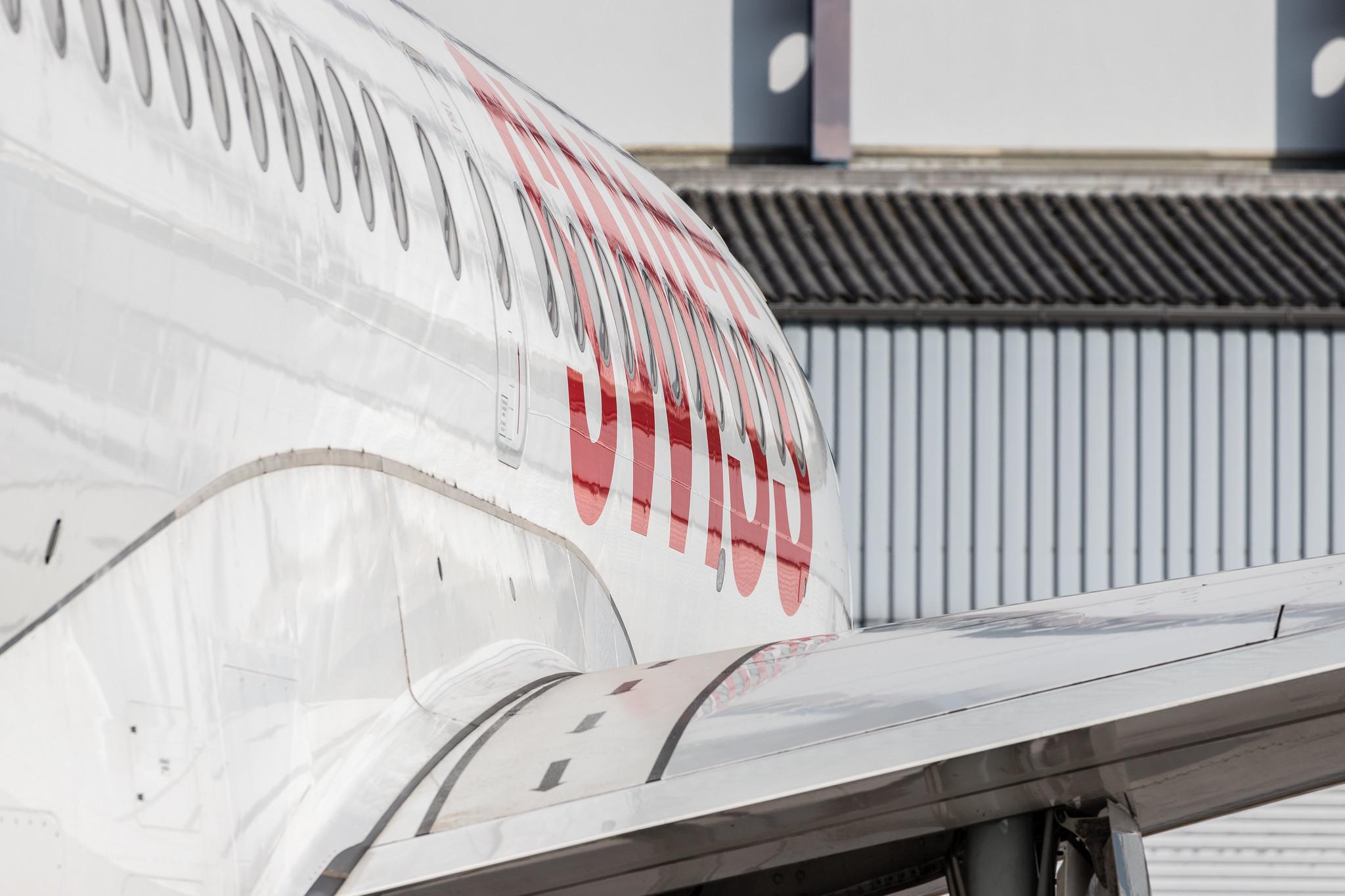 Flughafen Zürich: Swiss (LX / SWR) |  Airbus A220-100 BCS1 | HB-JBA | MSN 50010