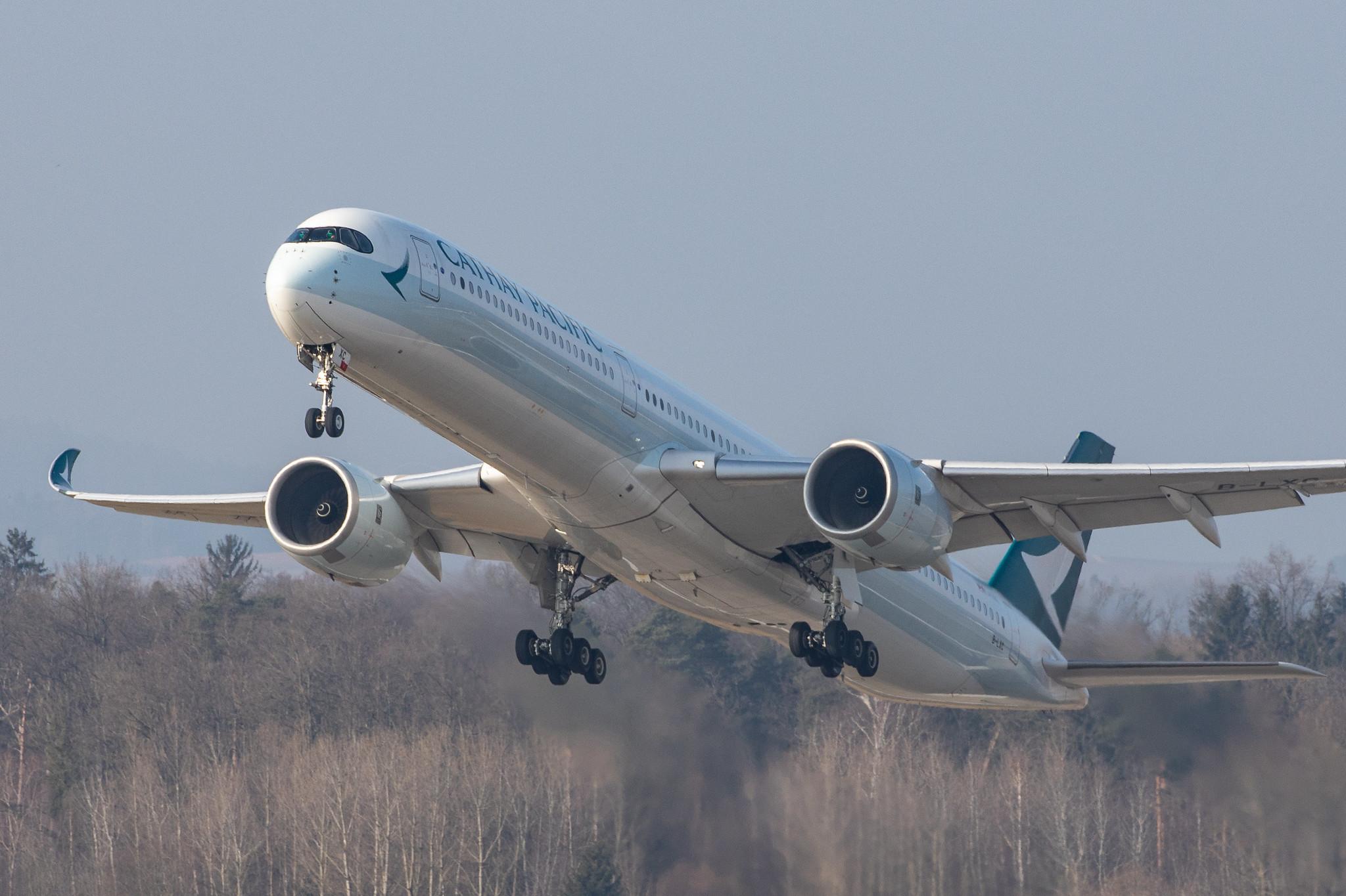Flughafen Zürich: Cathay Pacific (CX / CPA) |  Airbus A350-1041 A35K | B-LXC | MSN 188