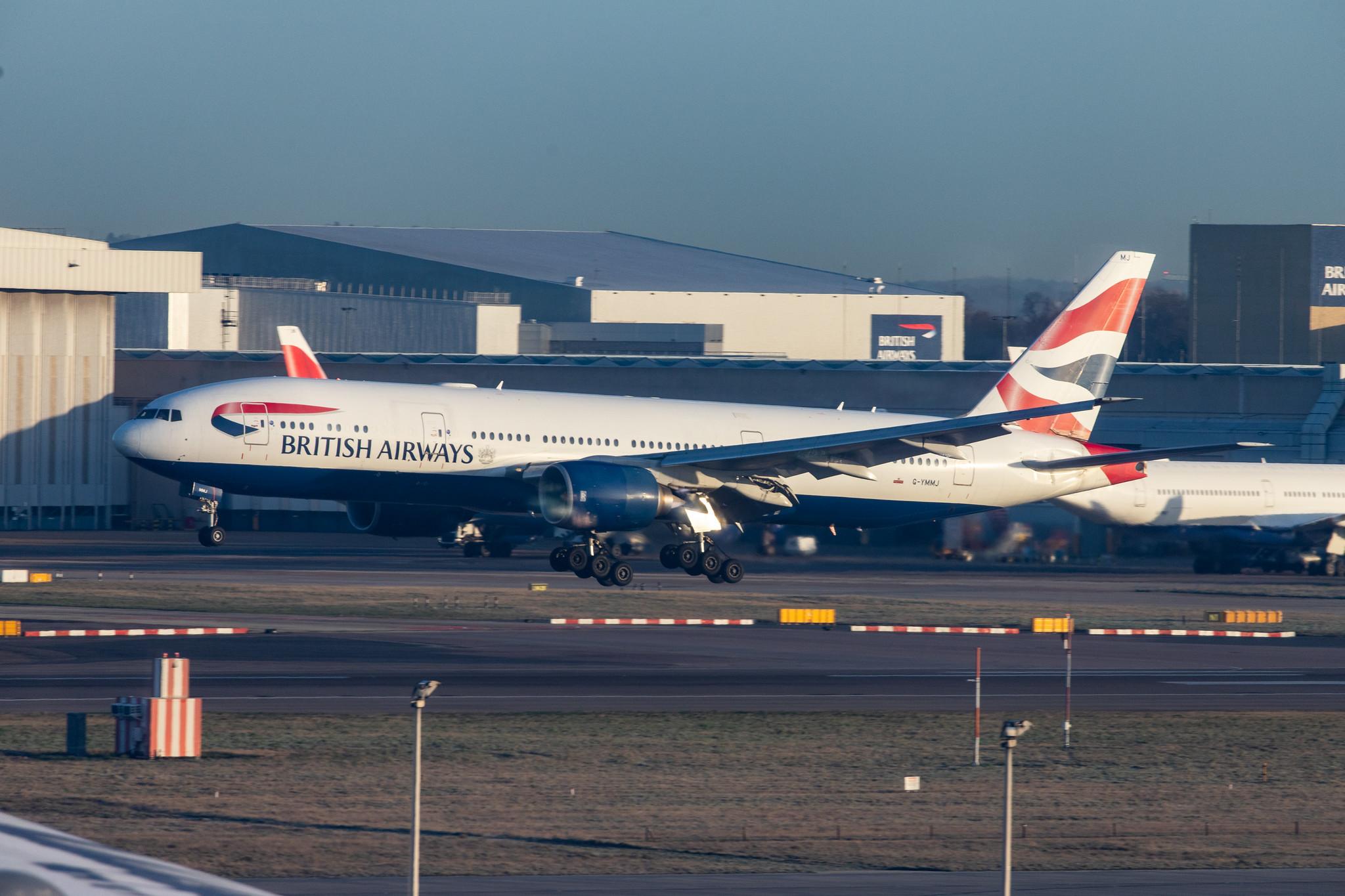 London Heathrow Airport: British Airways (BA / BAW) |  Boeing 777-236(ER) B772 | G-YMMJ | MSN 30311