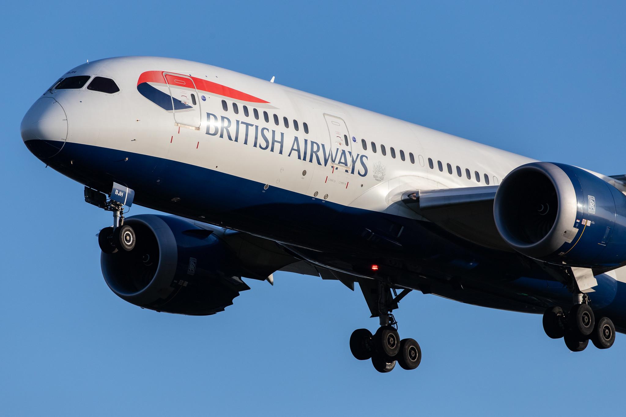 London Heathrow Airport: British Airways (BA / BAW) |  Boeing 787-8 Dreamliner B788 | G-ZBJH | MSN 38615