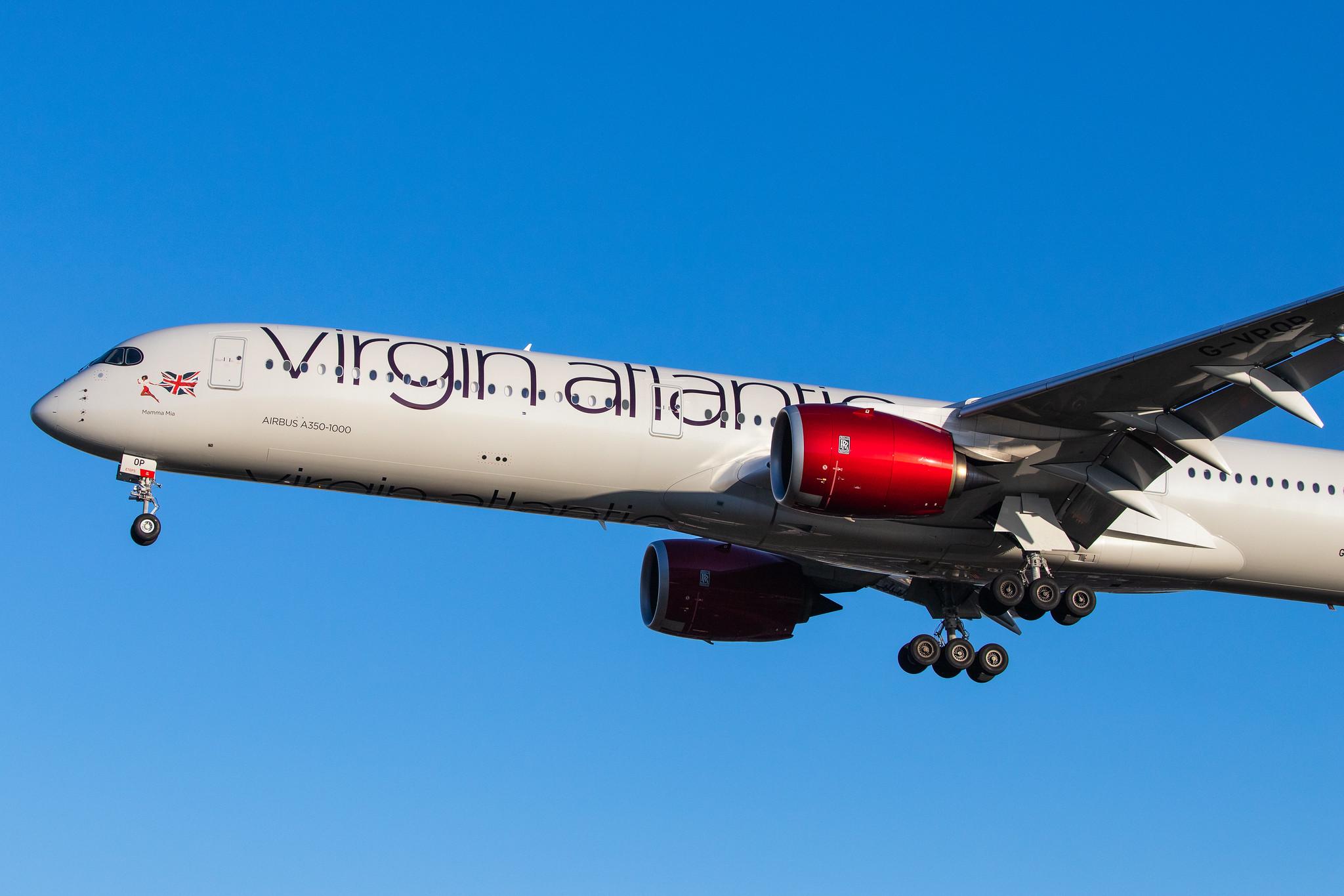London Heathrow Airport: Virgin Atlantic (VS / VIR) |  Airbus A350-1041 A35K | G-VPOP | MSN 298