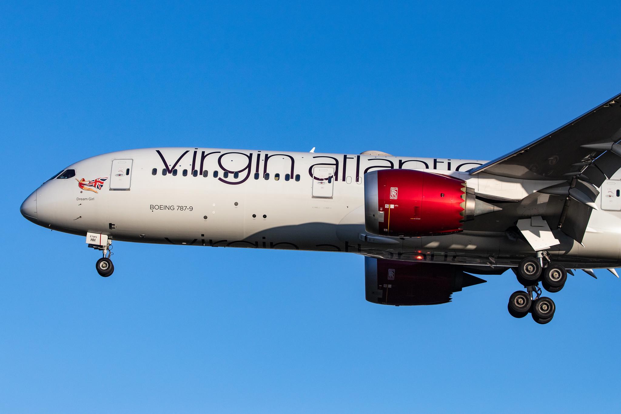 London Heathrow Airport: Virgin Atlantic (VS / VIR) |  Boeing 787-9 Dreamliner B789 | G-VAHH | MSN 37967