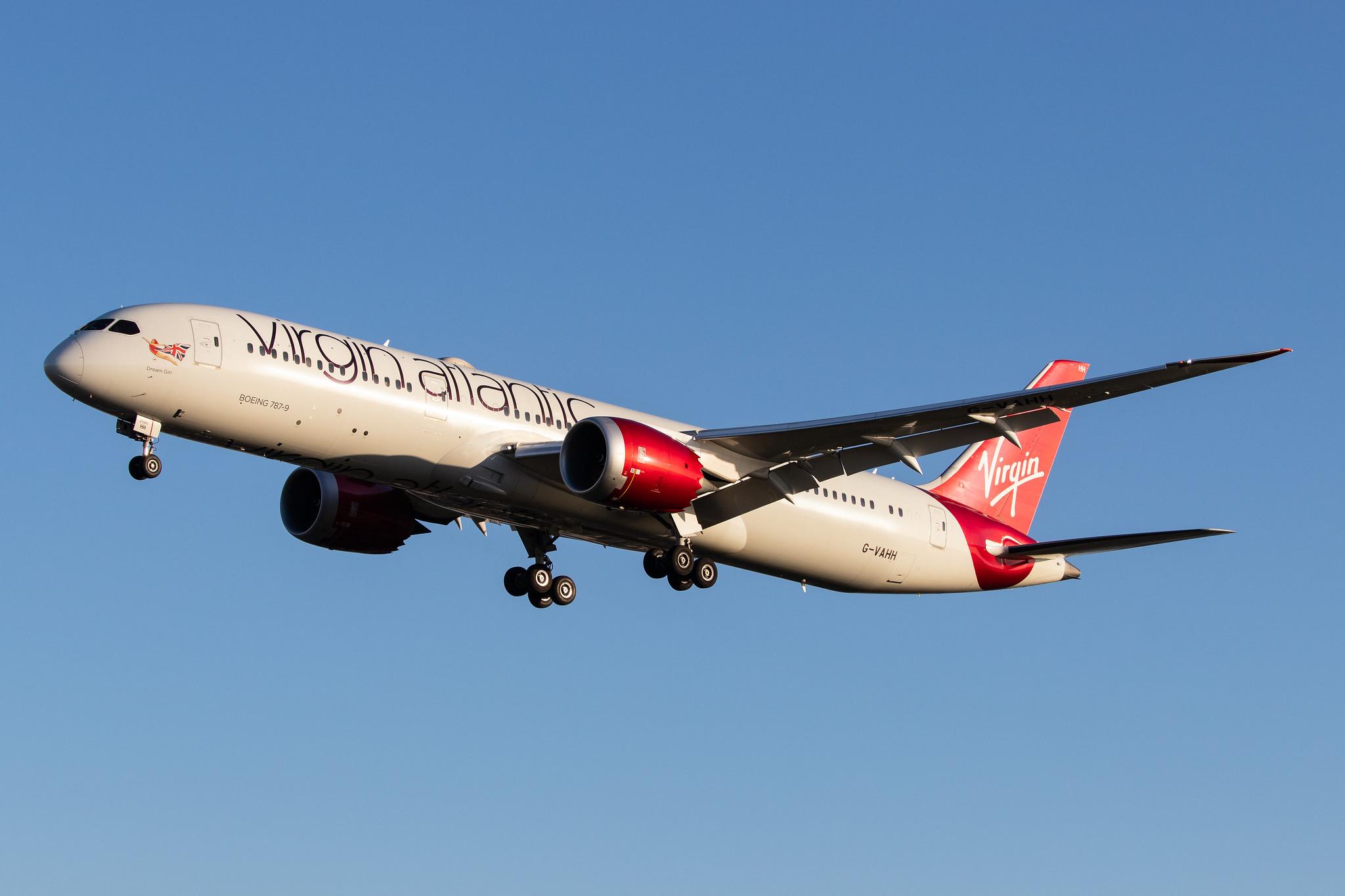 London Heathrow Airport: Virgin Atlantic (VS / VIR) |  Boeing 787-9 Dreamliner B789 | G-VAHH | MSN 37967