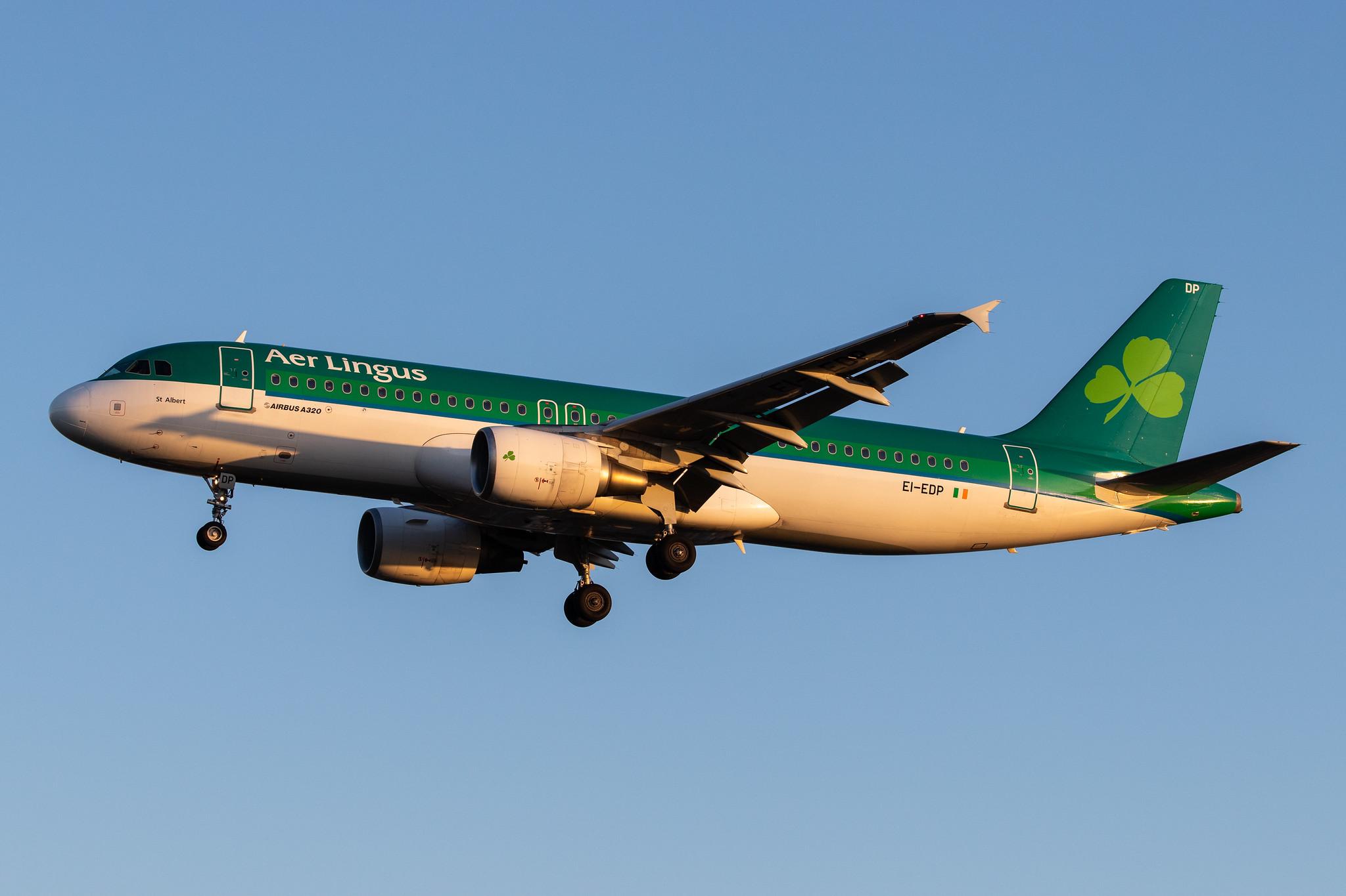 London Heathrow Airport: Aer Lingus (EI / EIN) |  Airbus A320-214 A320 | EI-EDP | MSN 3781