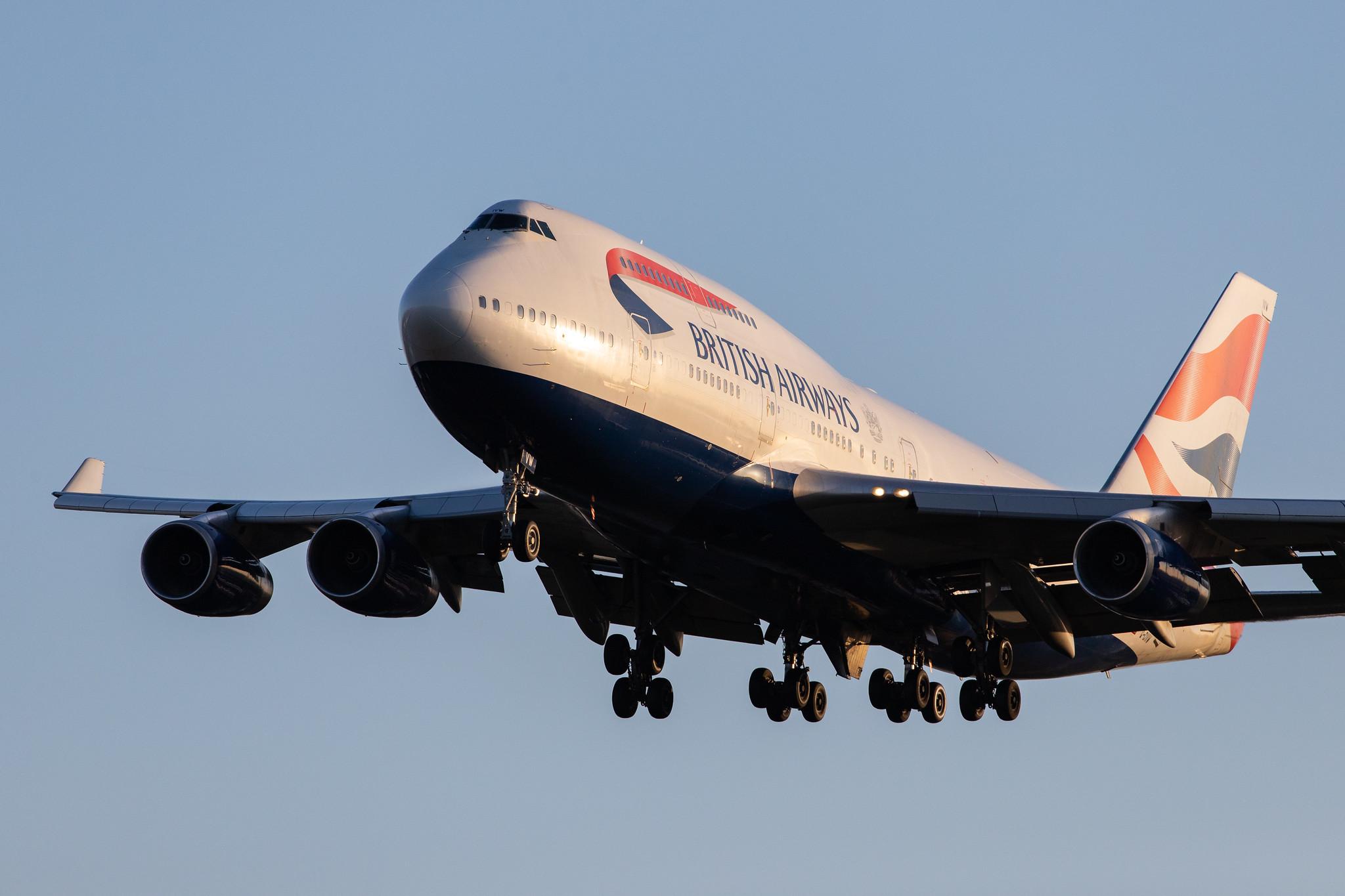 London Heathrow Airport: British Airways (BA / BAW) |  Livery: Oneworld Livery |  Boeing 747-436 B744 | G-CIVM | MSN 28700