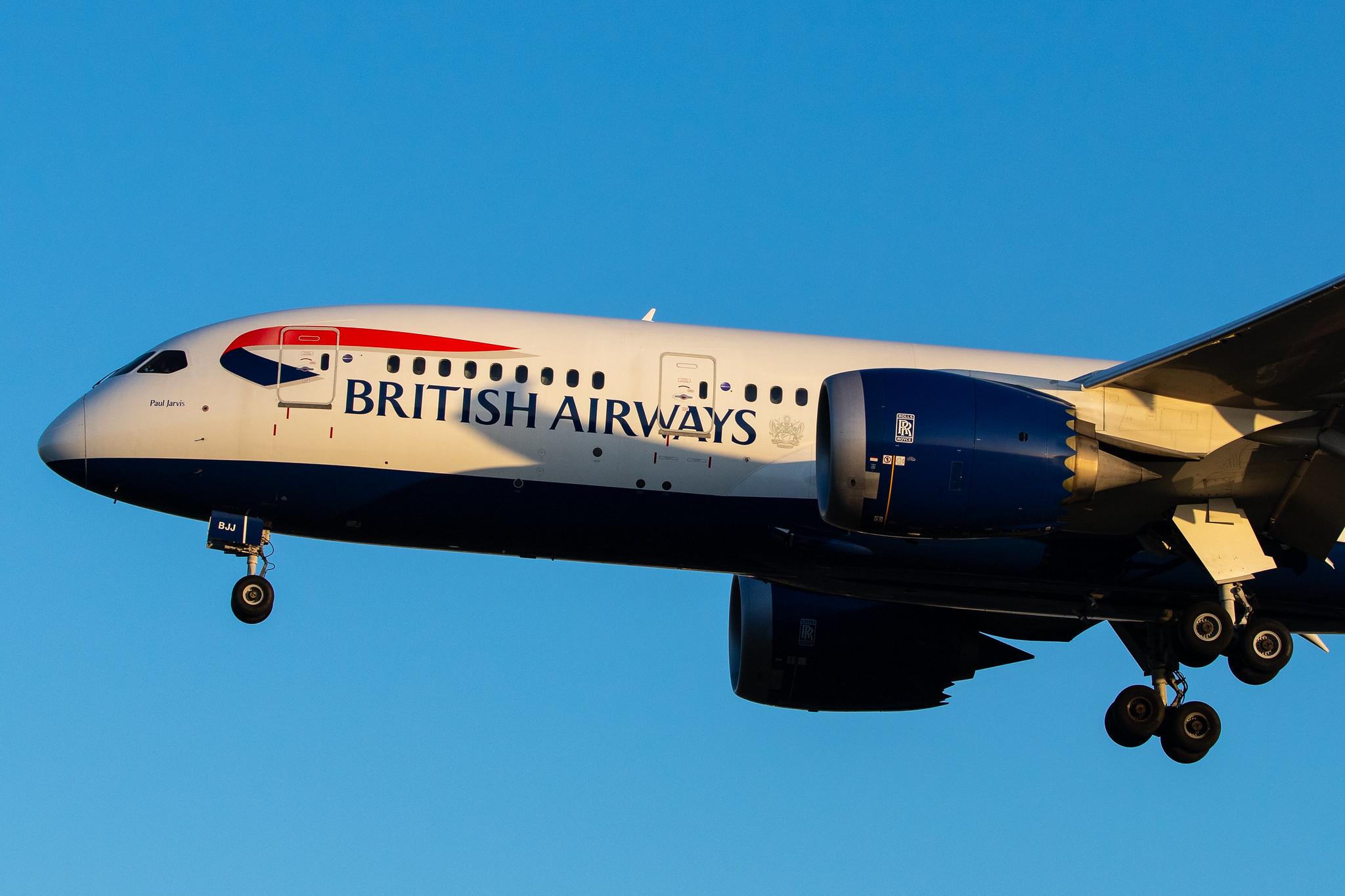 London Heathrow Airport: British Airways (BA / BAW) |  Boeing 787-8 Dreamliner B788 | G-ZBJJ | MSN 60629