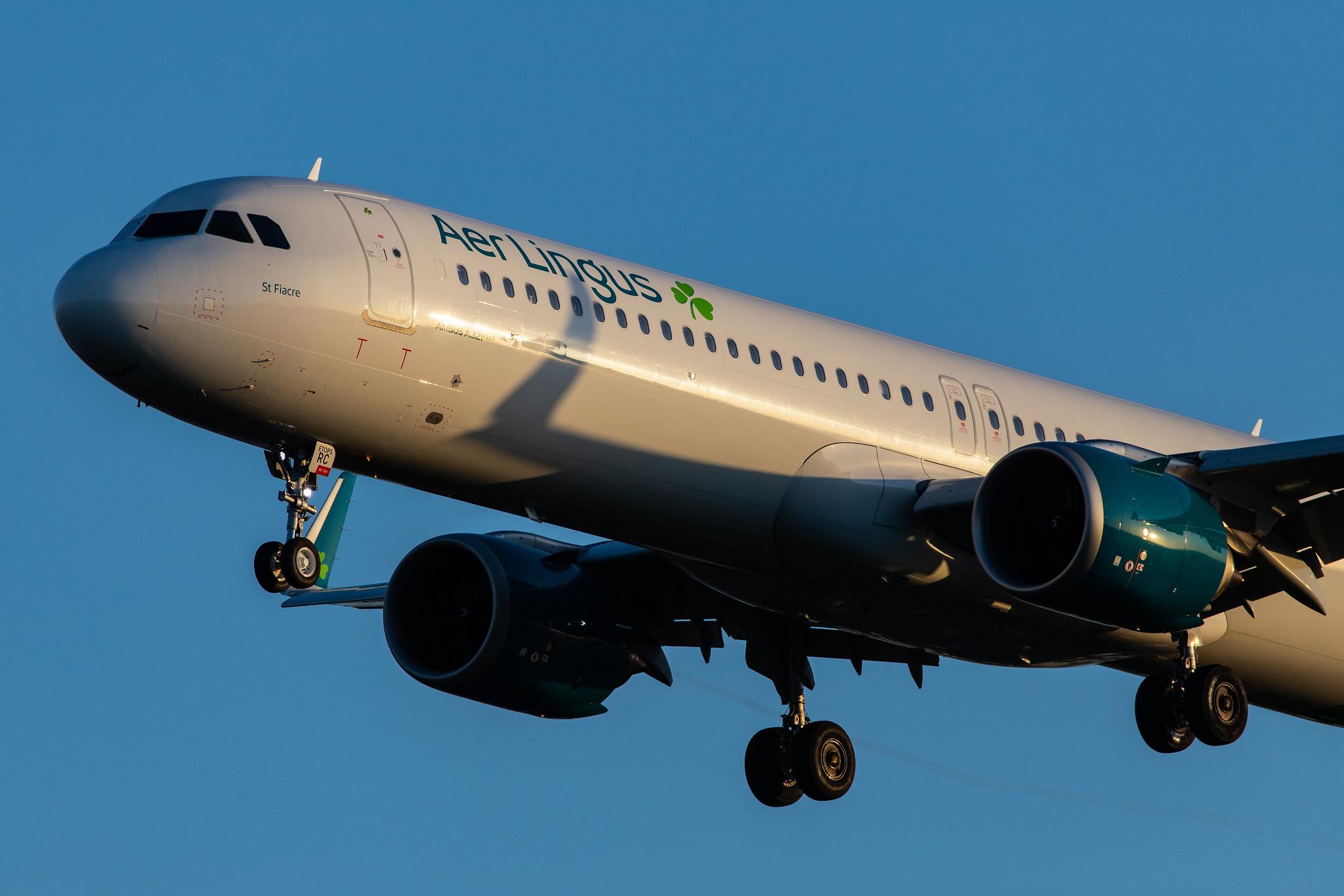 London Heathrow Airport: Aer Lingus (EI / EIN) |  Airbus A321-253NX A21N | EI-LRC | MSN 8965