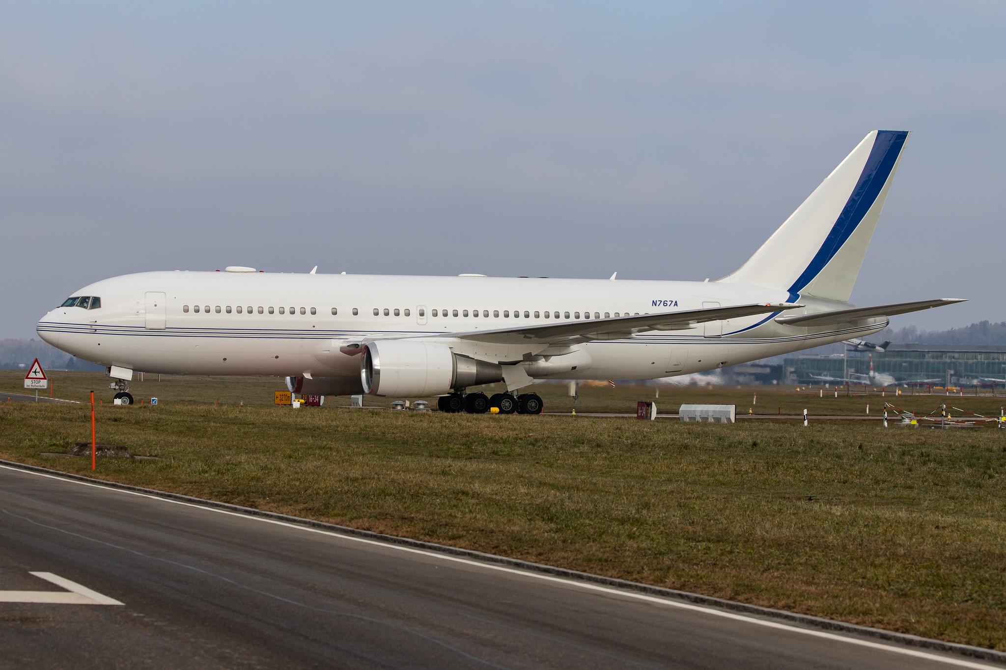 Flughafen Zürich: Private owner |  Boeing 767-2AX B762 | N767A | MSN 33685