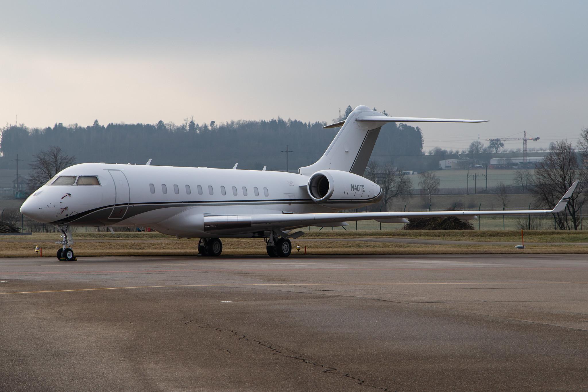 Flughafen Zürich: Executive Jet Management (/ EJM) |  Bombardier Global 5000 GL5T | N40TE | MSN 9674