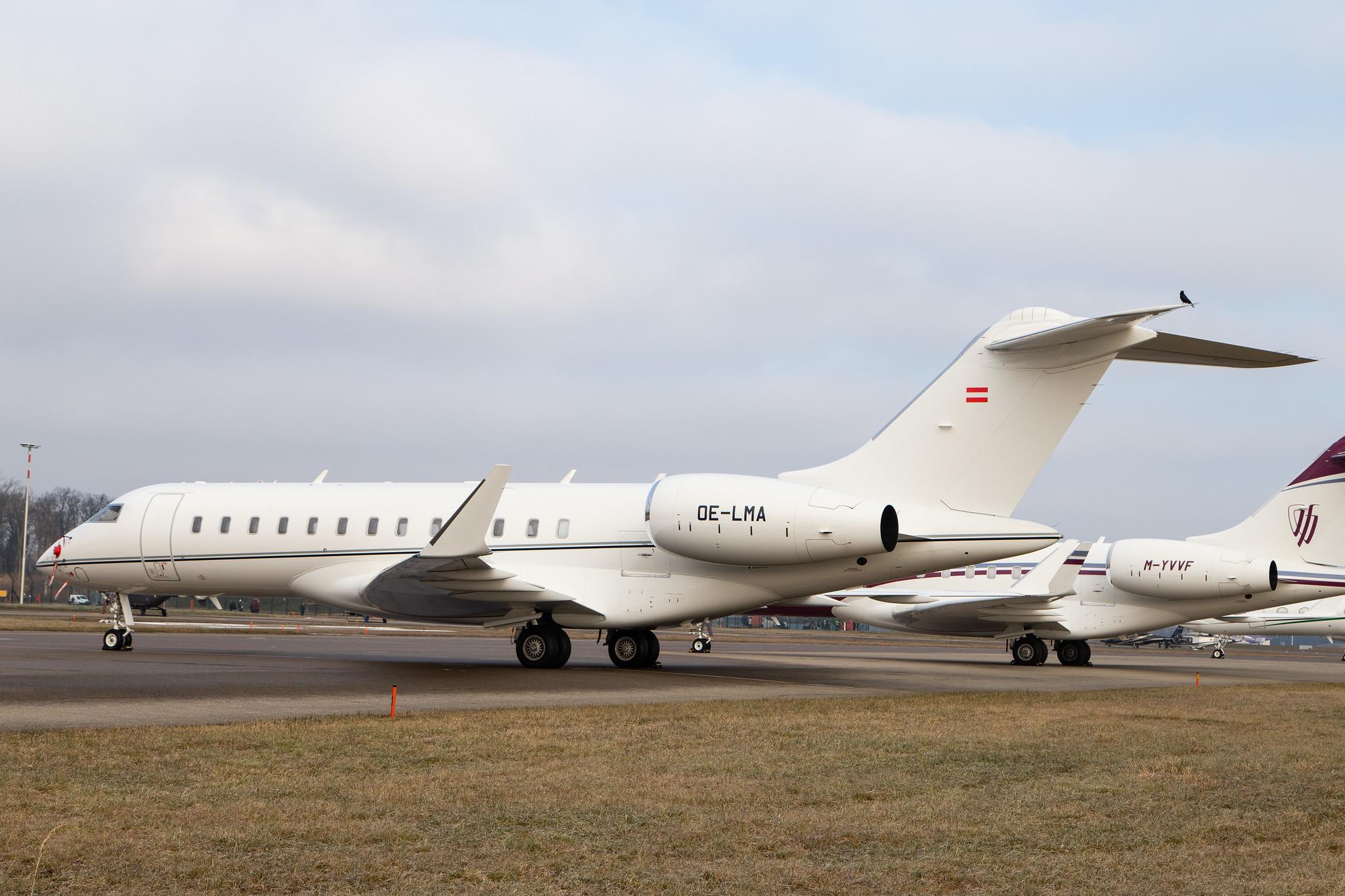 Flughafen Zürich: Global Jet Austria |  Bombardier Global 6000 GLEX | OE-LMA | MSN 9792