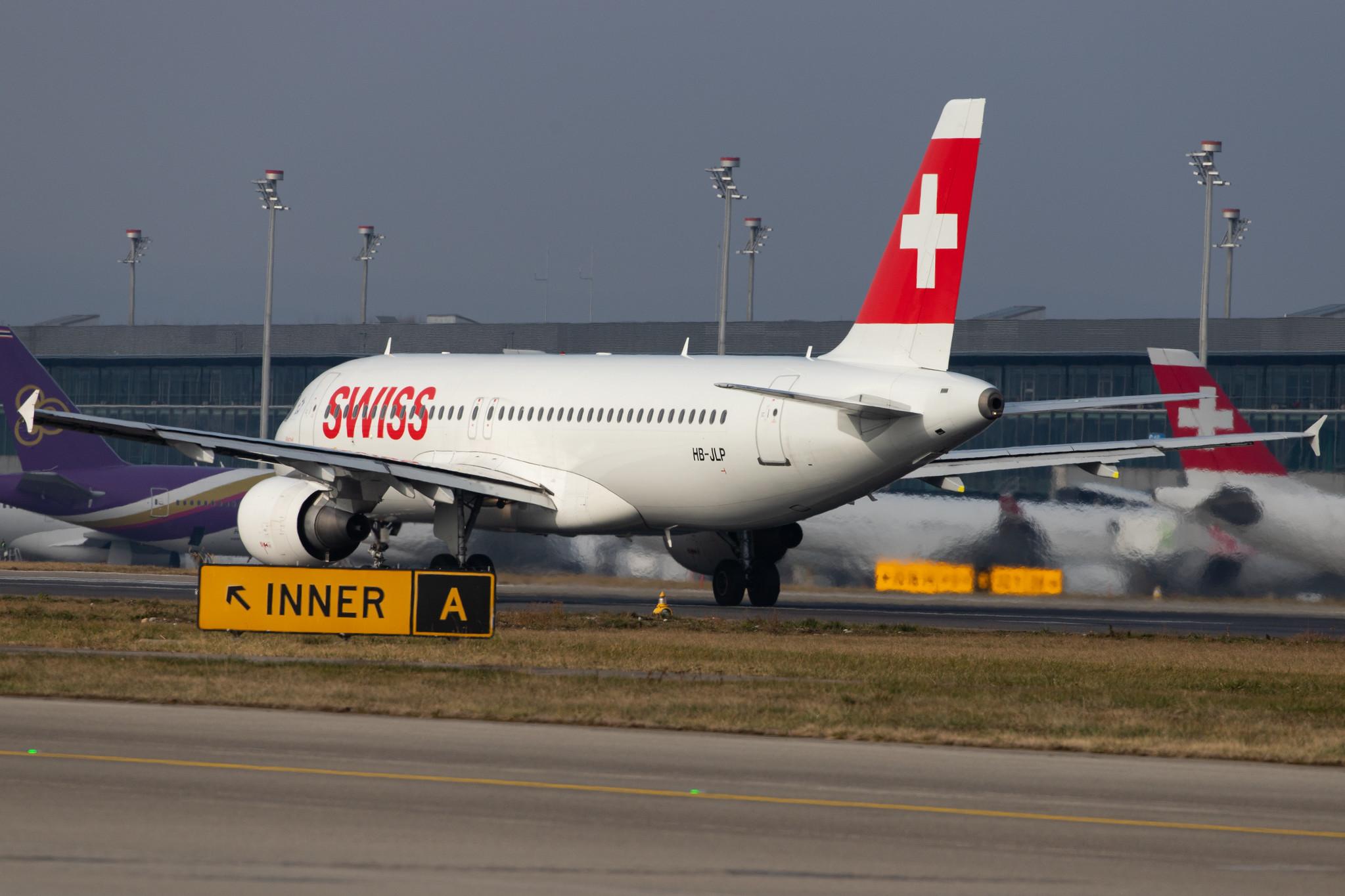 Flughafen Zürich: Swiss (LX / SWR) |  Airbus A320-214 A320 | HB-JLP | MSN 4618
