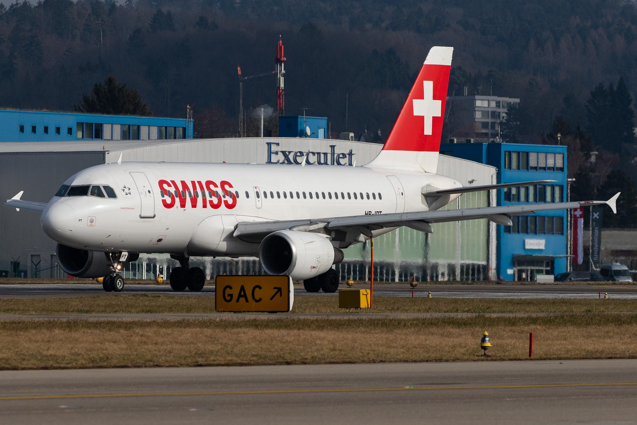 Flughafen Zürich: Swiss (LX / SWR) |  Airbus A319-112 A319 | HB-IPT | MSN 07273