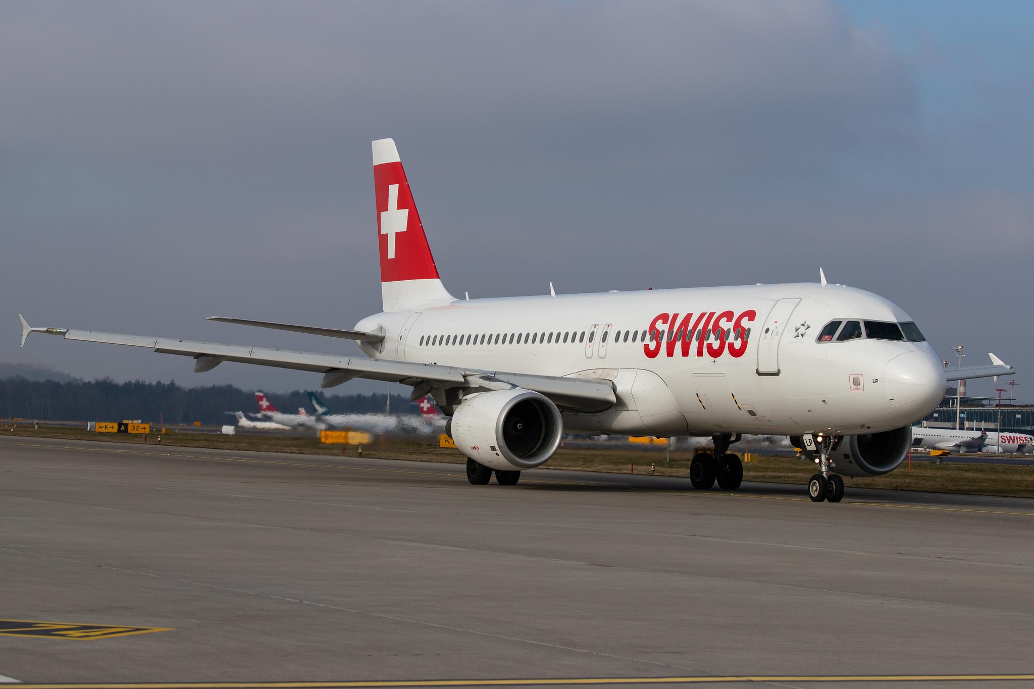 Flughafen Zürich: Swiss (LX / SWR) |  Airbus A320-214 A320 | HB-JLP | MSN 4618
