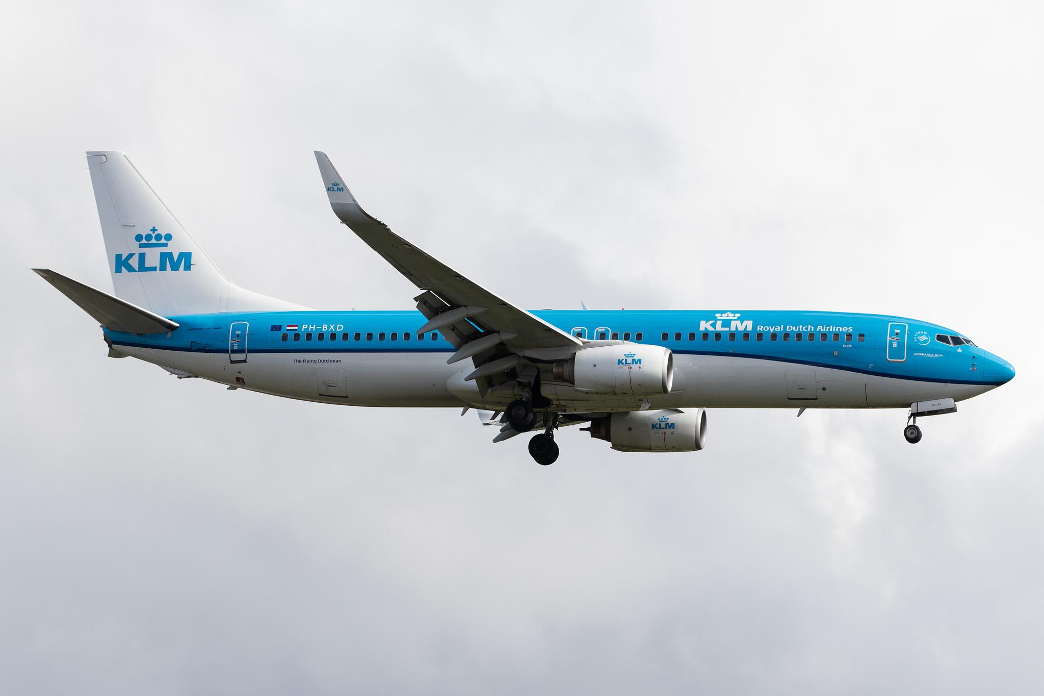 London Heathrow Airport: KLM (KL / KLM) |  Boeing 737-8K2 B738 | PH-BXD | MSN 29134