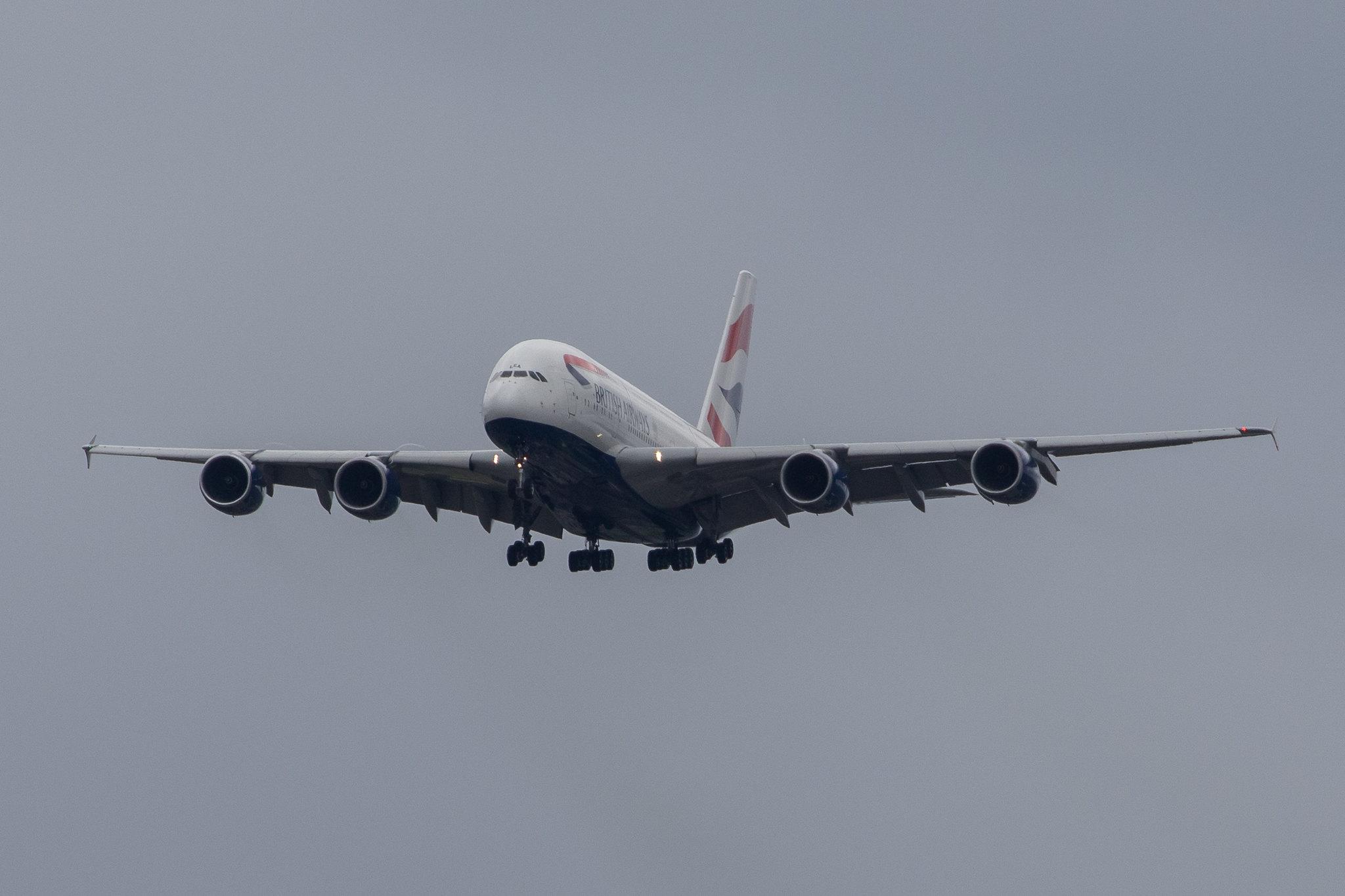 London Heathrow Airport: British Airways (BA / BAW) |  Airbus A380-841 A388 | G-XLEA | MSN 095
