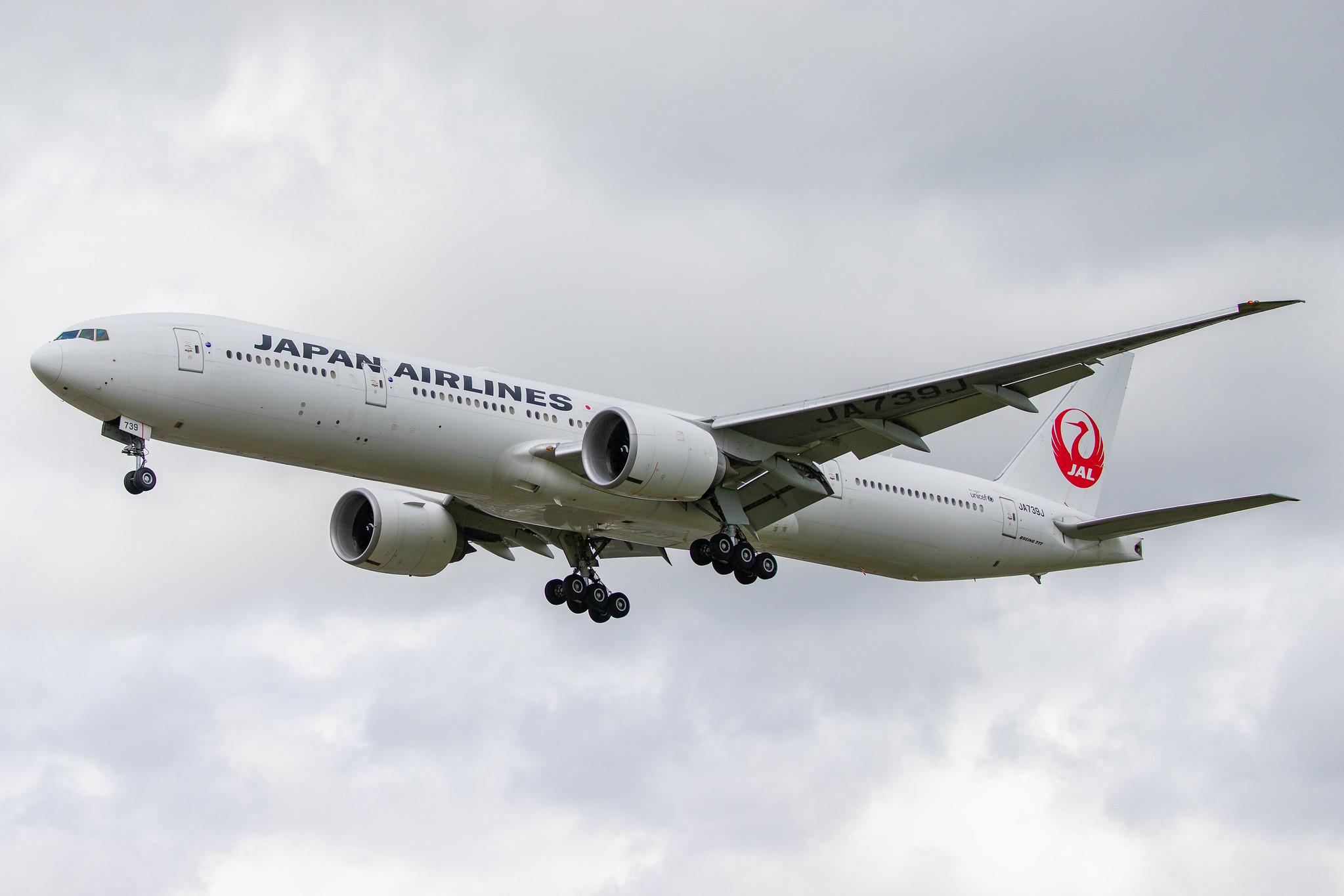 London Heathrow Airport: Japan Airlines (JL / JAL) |  Boeing 777-346(ER) B77W | JA739J | MSN 32437