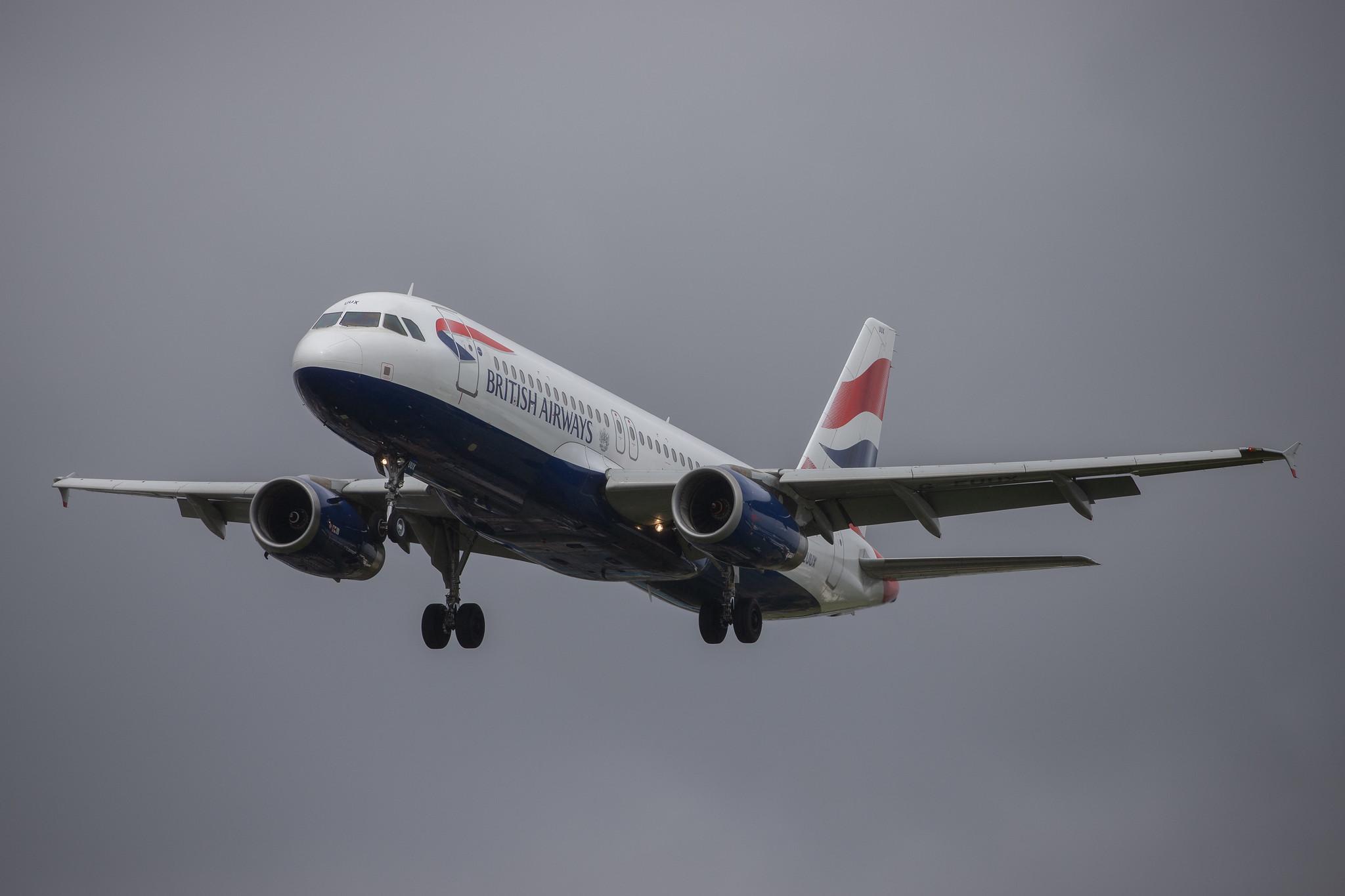 London Heathrow Airport: British Airways (BA / BAW) |  Airbus A320-232 A320 | G-EUUX | MSN 3550