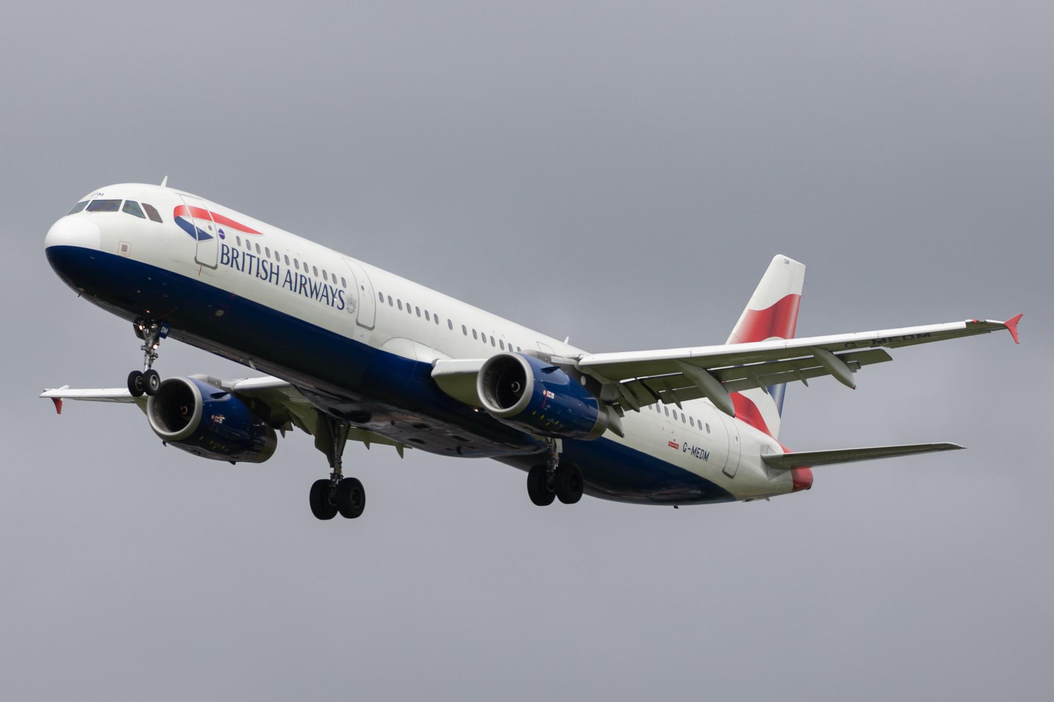 London Heathrow Airport: British Airways (BA / BAW) |  Airbus A321-231 A321 | G-MEDM | MSN 2799