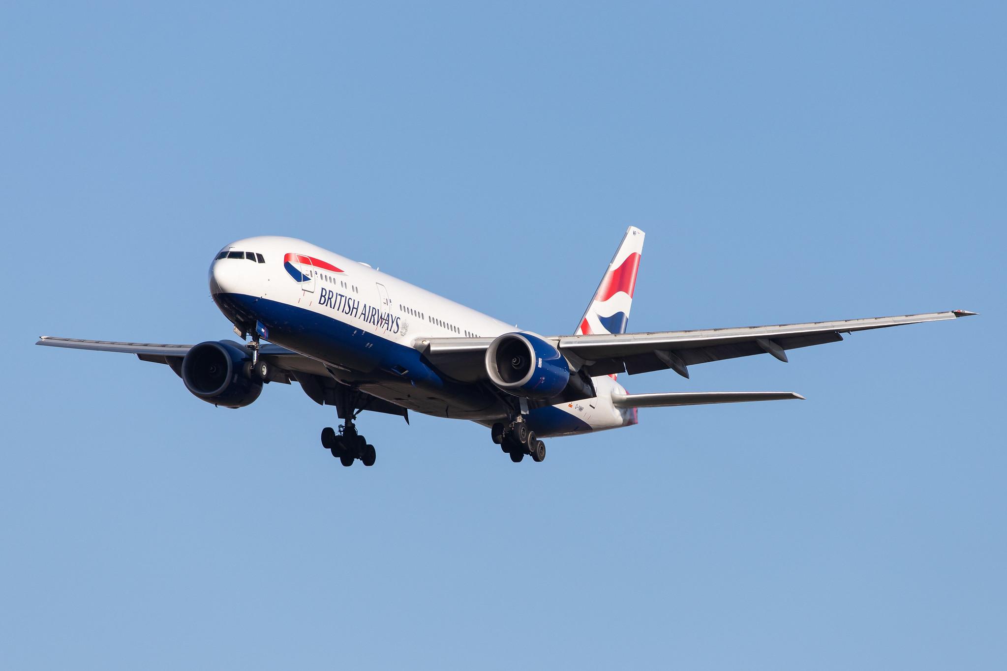 London Heathrow Airport: British Airways (BA / BAW) |  Boeing 777-236(ER) B772 | G-YMMP | MSN 30315