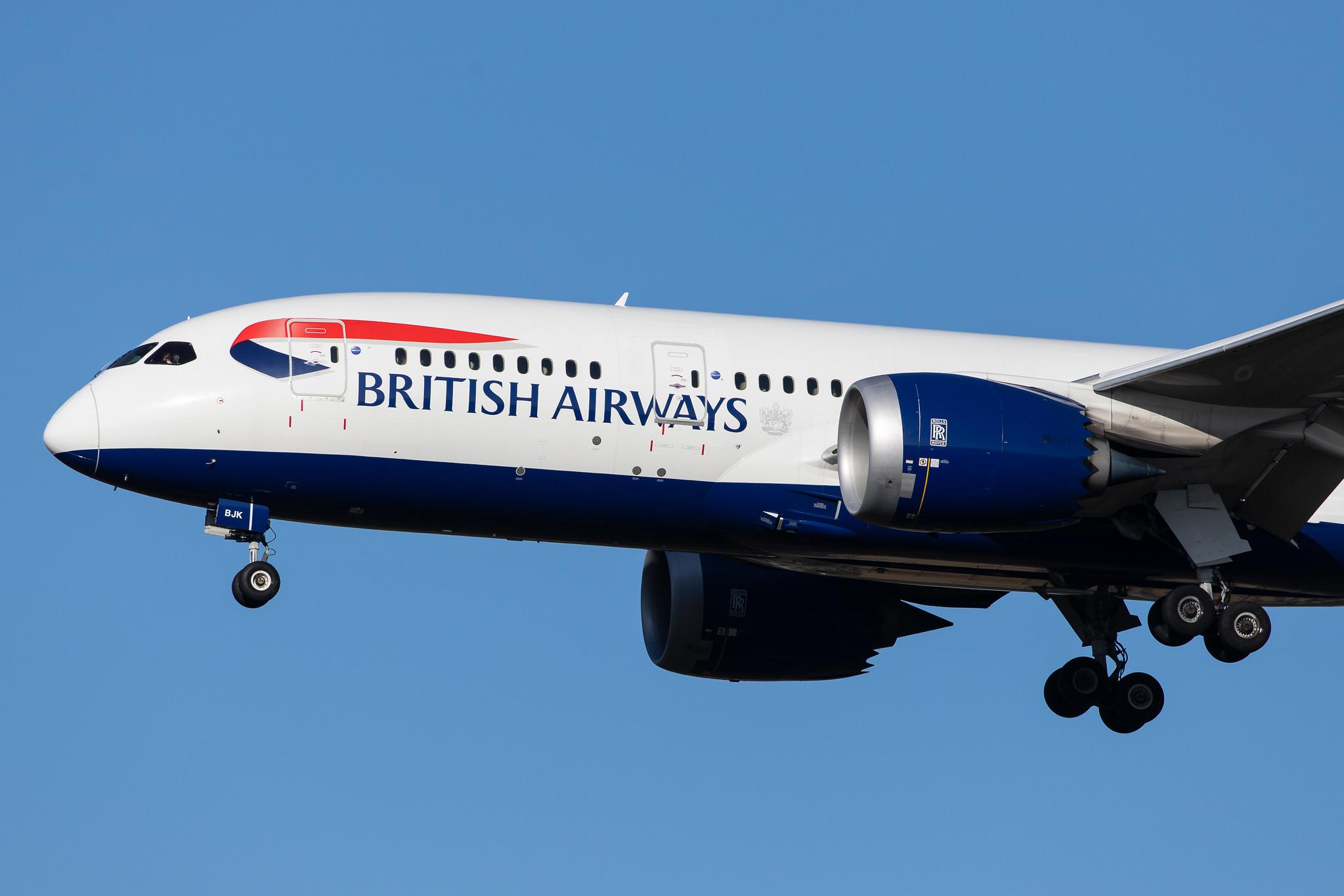 London Heathrow Airport: British Airways (BA / BAW) |  Boeing 787-8 Dreamliner B788 | G-ZBJK | MSN 60630