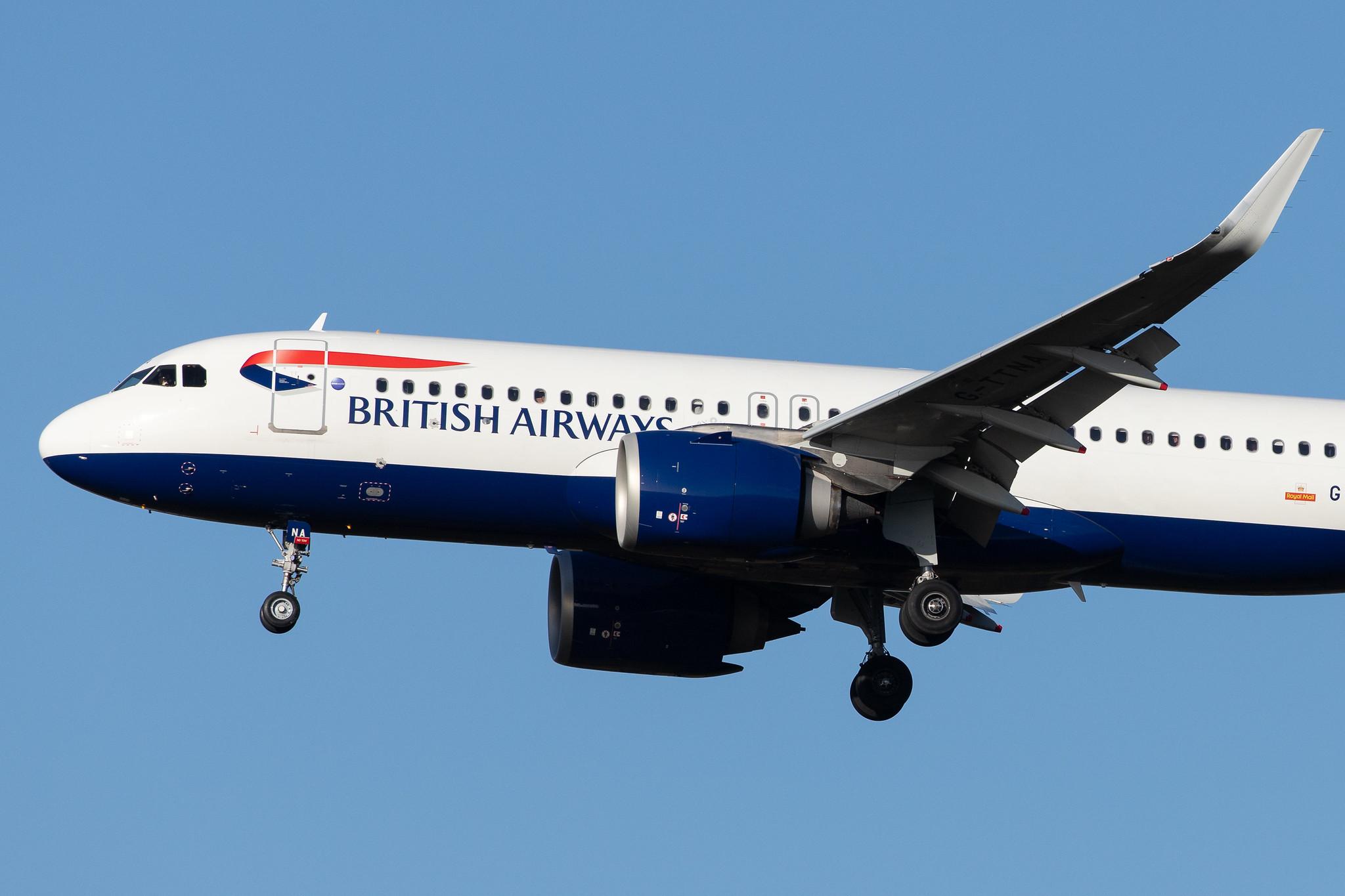 London Heathrow Airport: British Airways (BA / BAW) |  Airbus A320-251N A20N | G-TTNA | MSN 8108