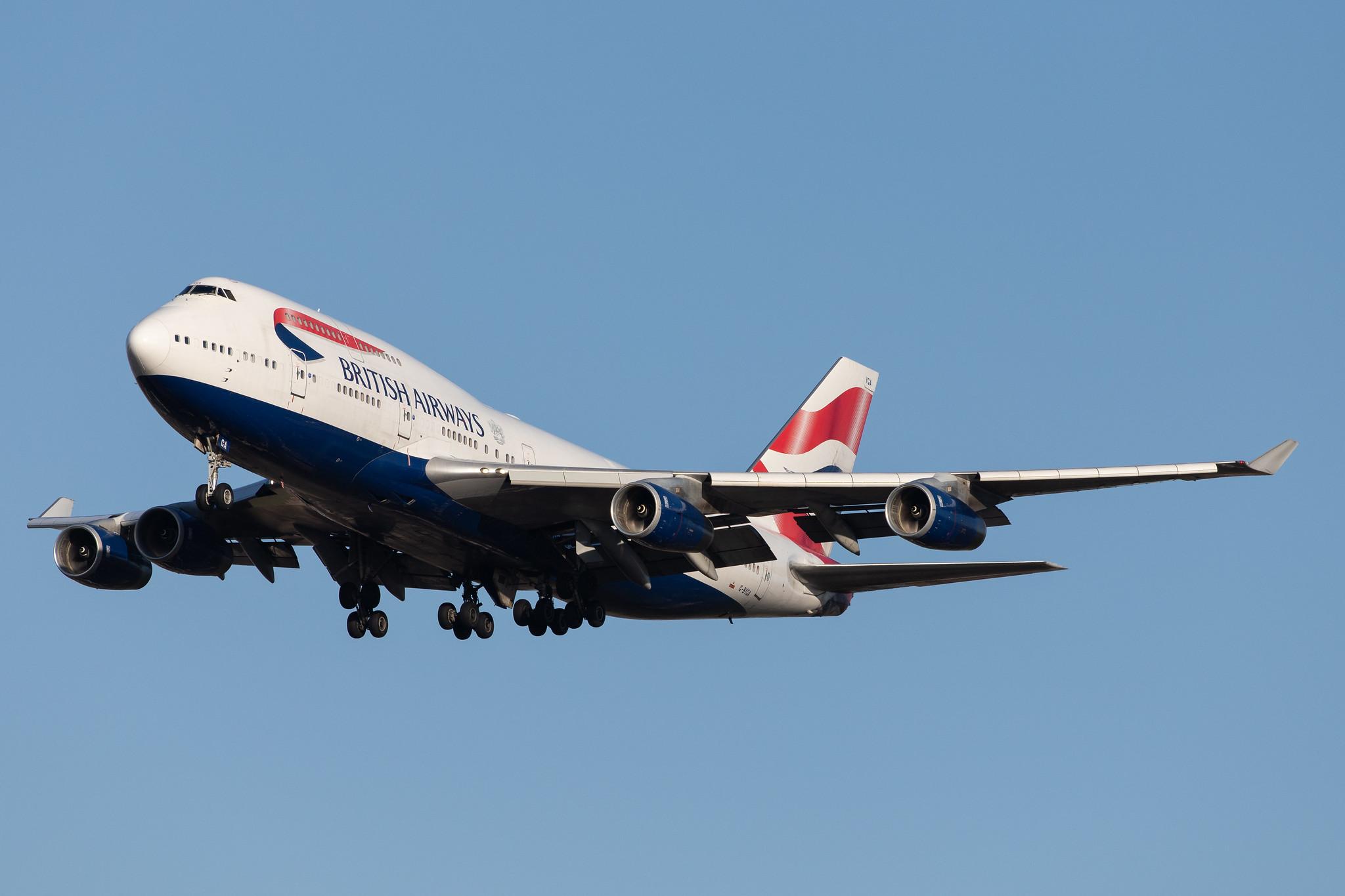 London Heathrow Airport: British Airways (BA / BAW) |  Boeing 747-436 B744 | G-BYGA | MSN 28855