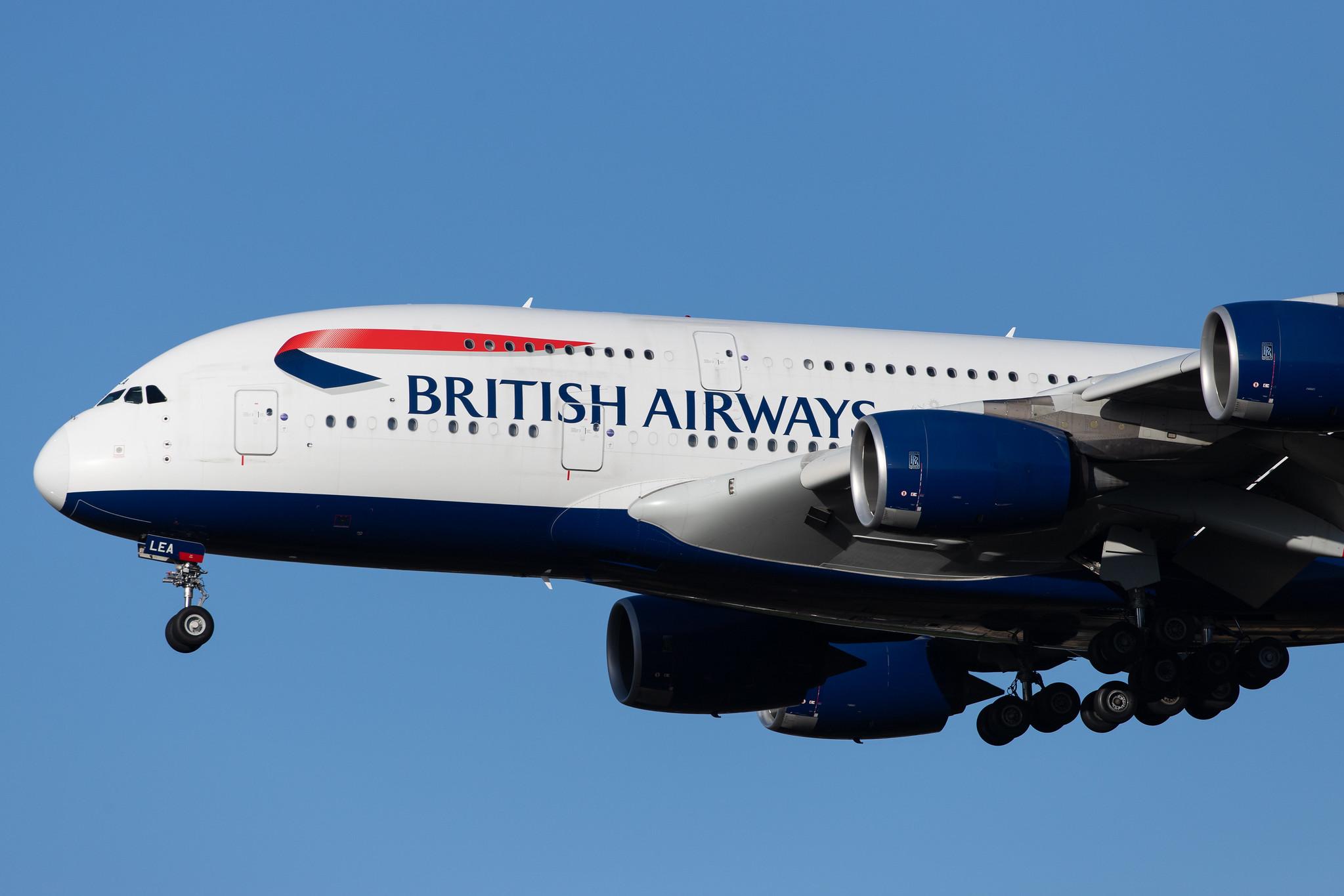 London Heathrow Airport: British Airways (BA / BAW) |  Airbus A380-841 A388 | G-XLEA | MSN 095