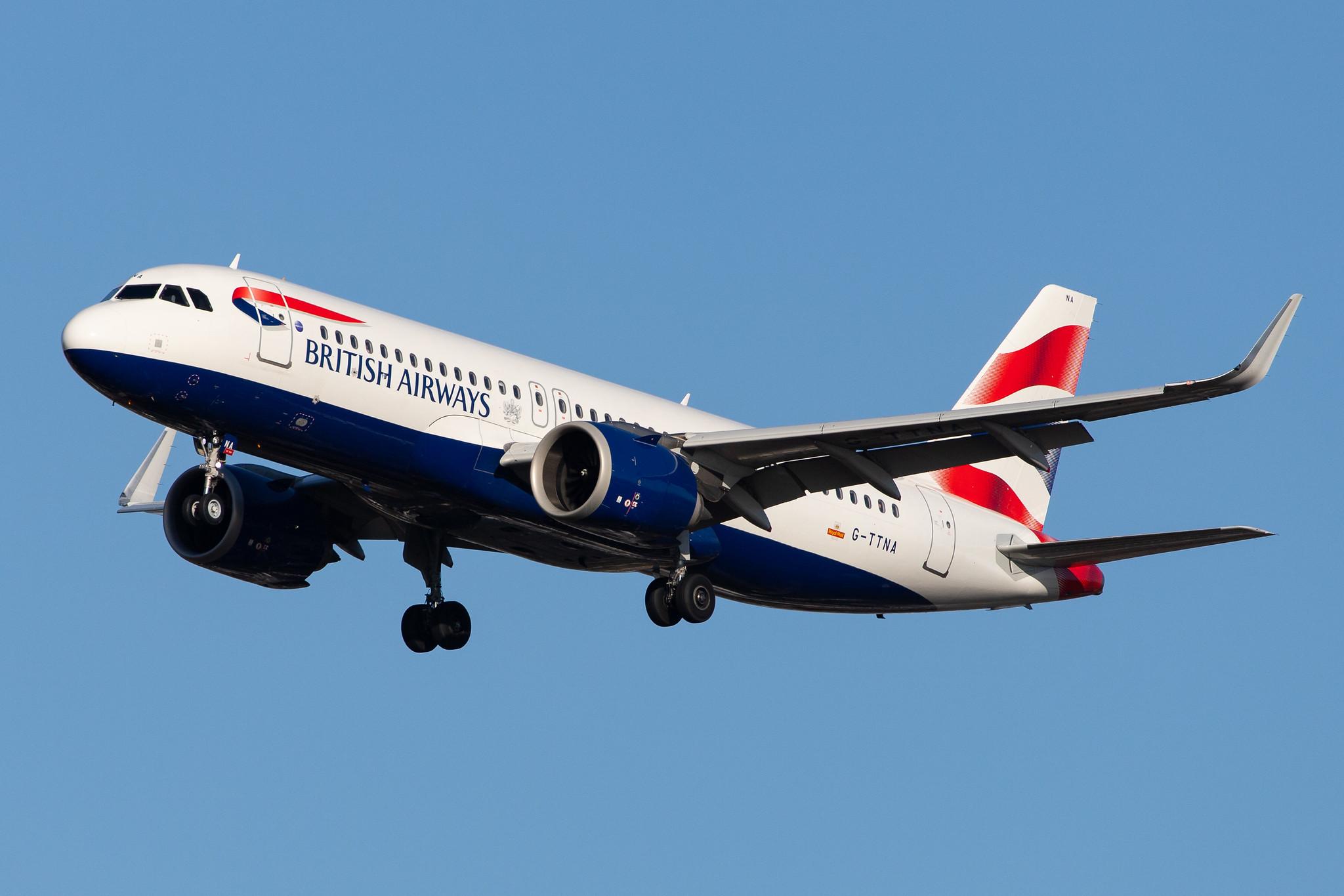 London Heathrow Airport: British Airways (BA / BAW) |  Airbus A320-251N A20N | G-TTNA | MSN 8108