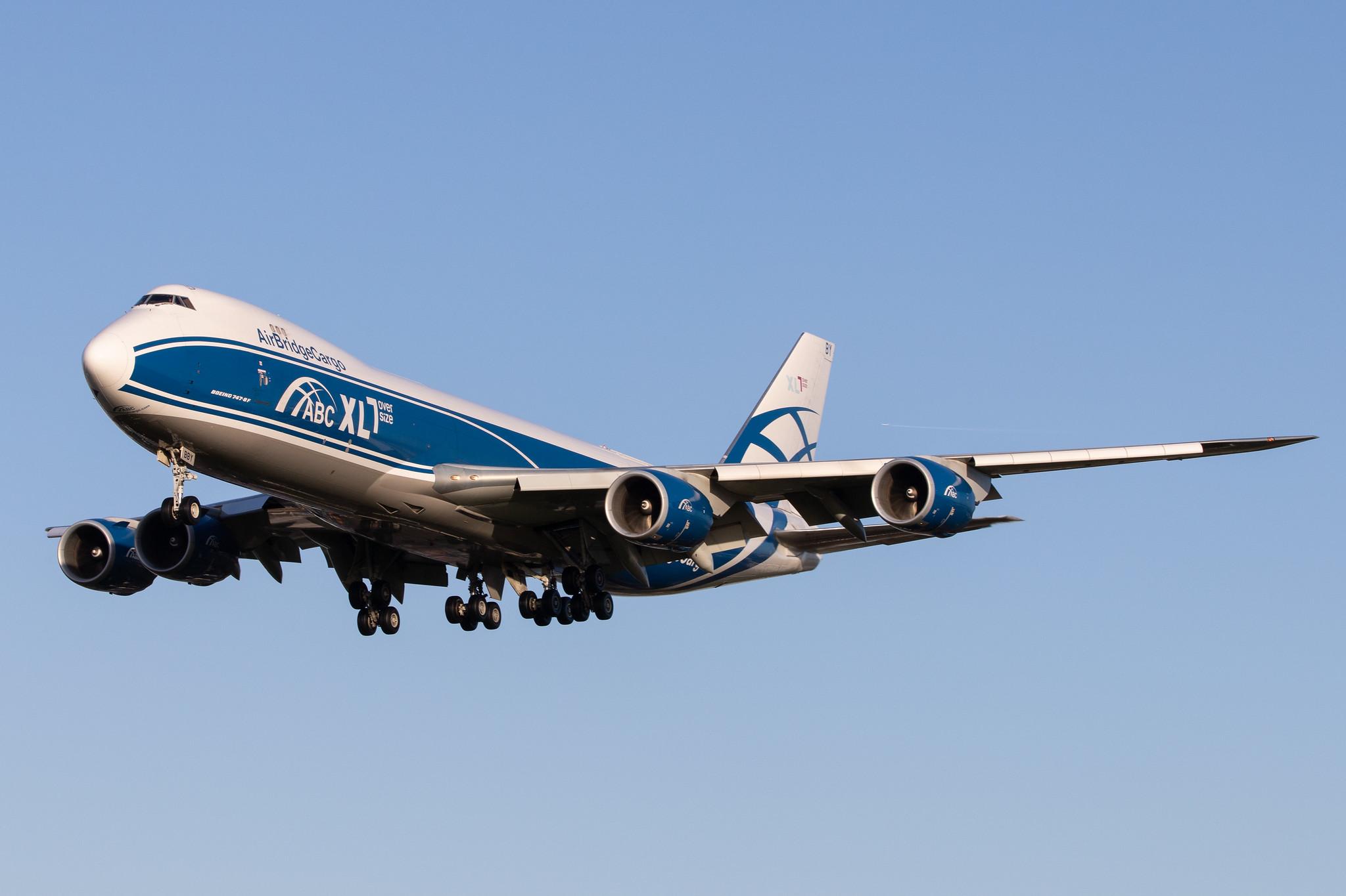 London Heathrow Airport: AirBridgeCargo (RU / ABW) | Operator: AirBridgeCargo Airlines |  Boeing 747-83QF B748 | VP-BBY | MSN 63781