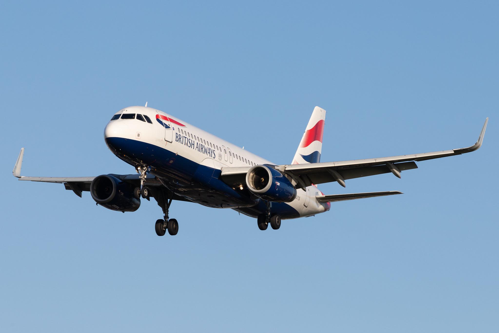 London Heathrow Airport: British Airways (BA / BAW) |  Airbus A320-232 A320 | G-EUYX | MSN 6155