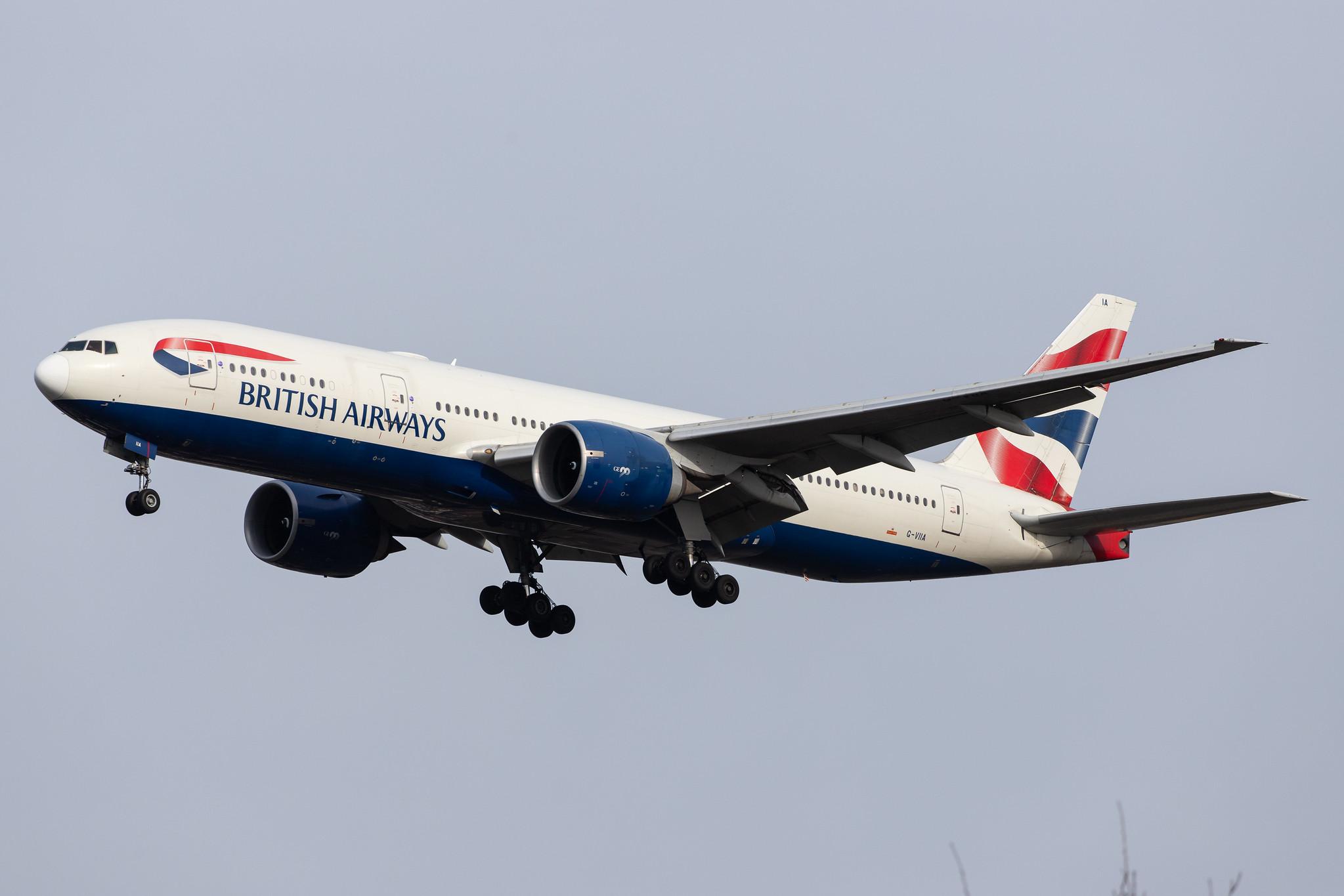 London Heathrow Airport: British Airways (BA / BAW) |  Boeing 777-236(ER) B772 | G-VIIA | MSN 27483