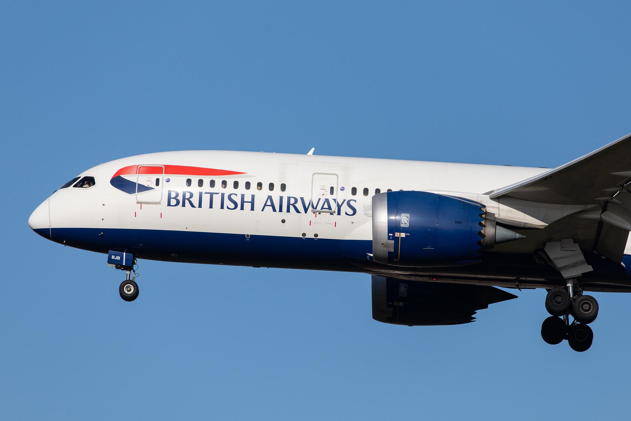 London Heathrow Airport: British Airways (BA / BAW) |  Boeing 787-8 Dreamliner B788 | G-ZBJB | MSN 38610