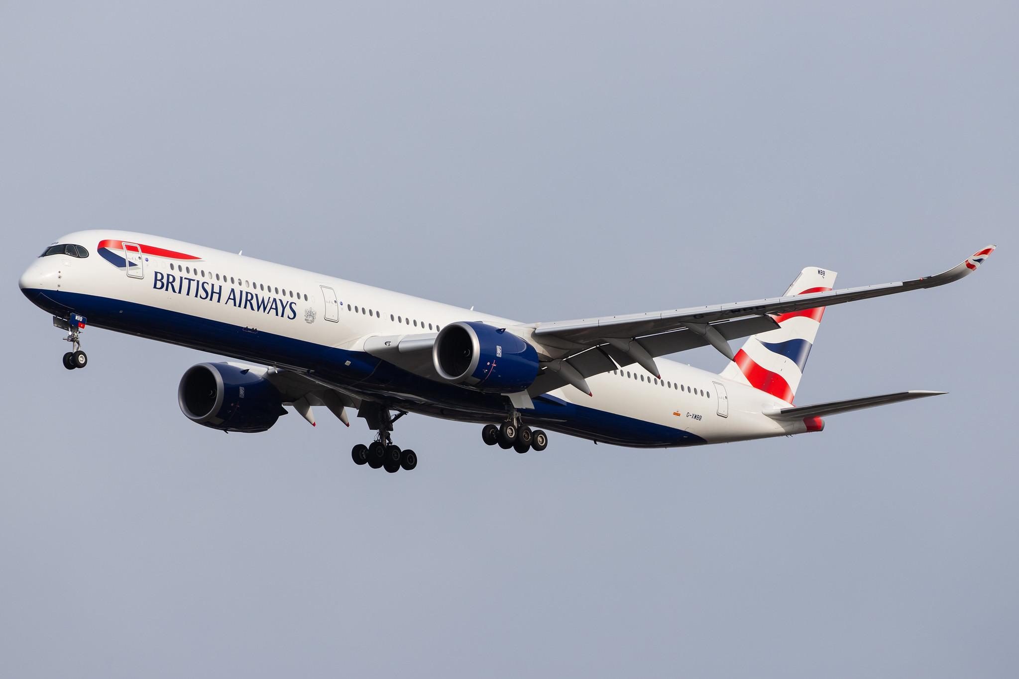 London Heathrow Airport: British Airways (BA / BAW) |  Airbus A350-1041 A35K | G-XWBB | MSN 340