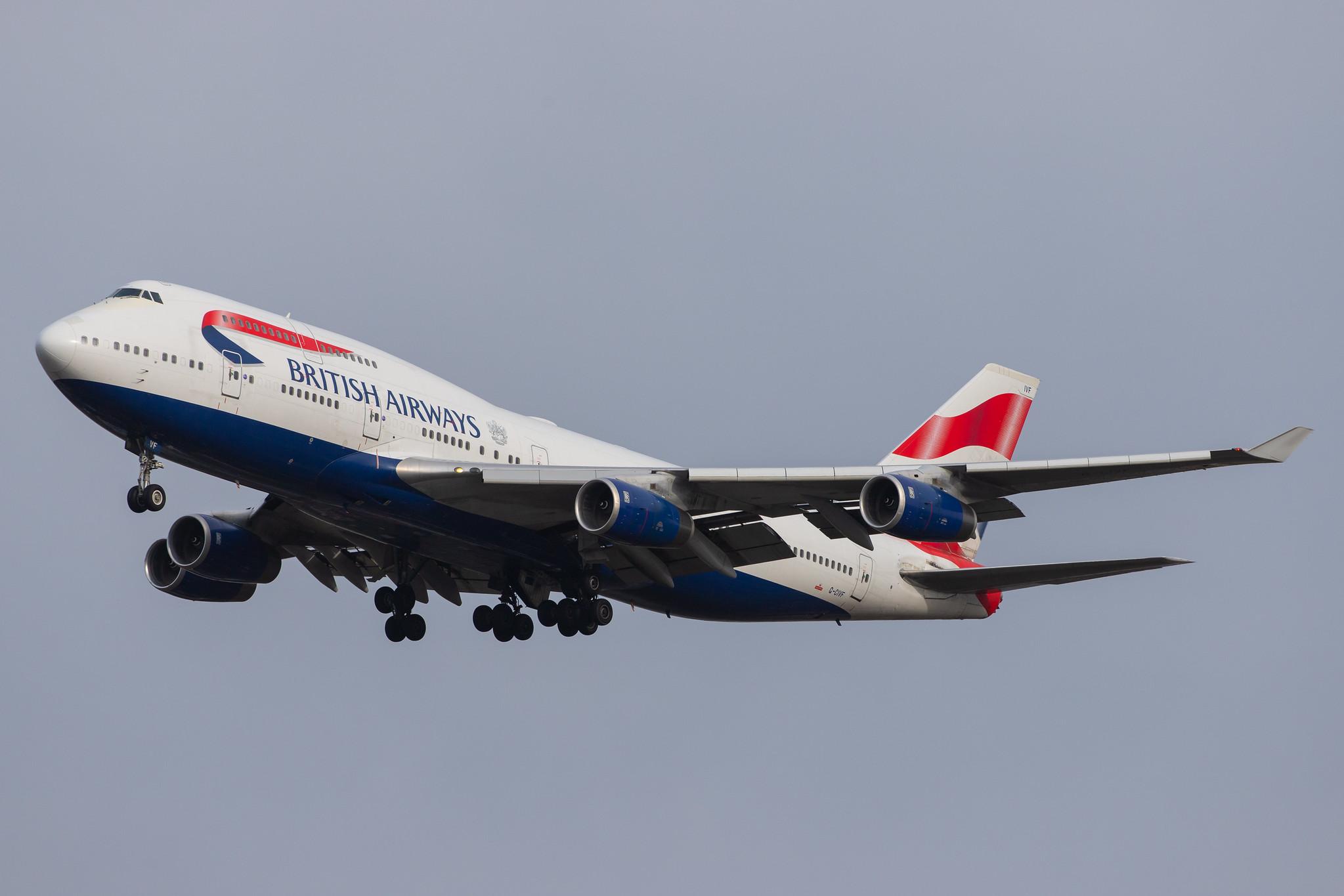 London Heathrow Airport: British Airways (BA / BAW) |  Boeing 747-436 B744 | G-CIVF | MSN 25434