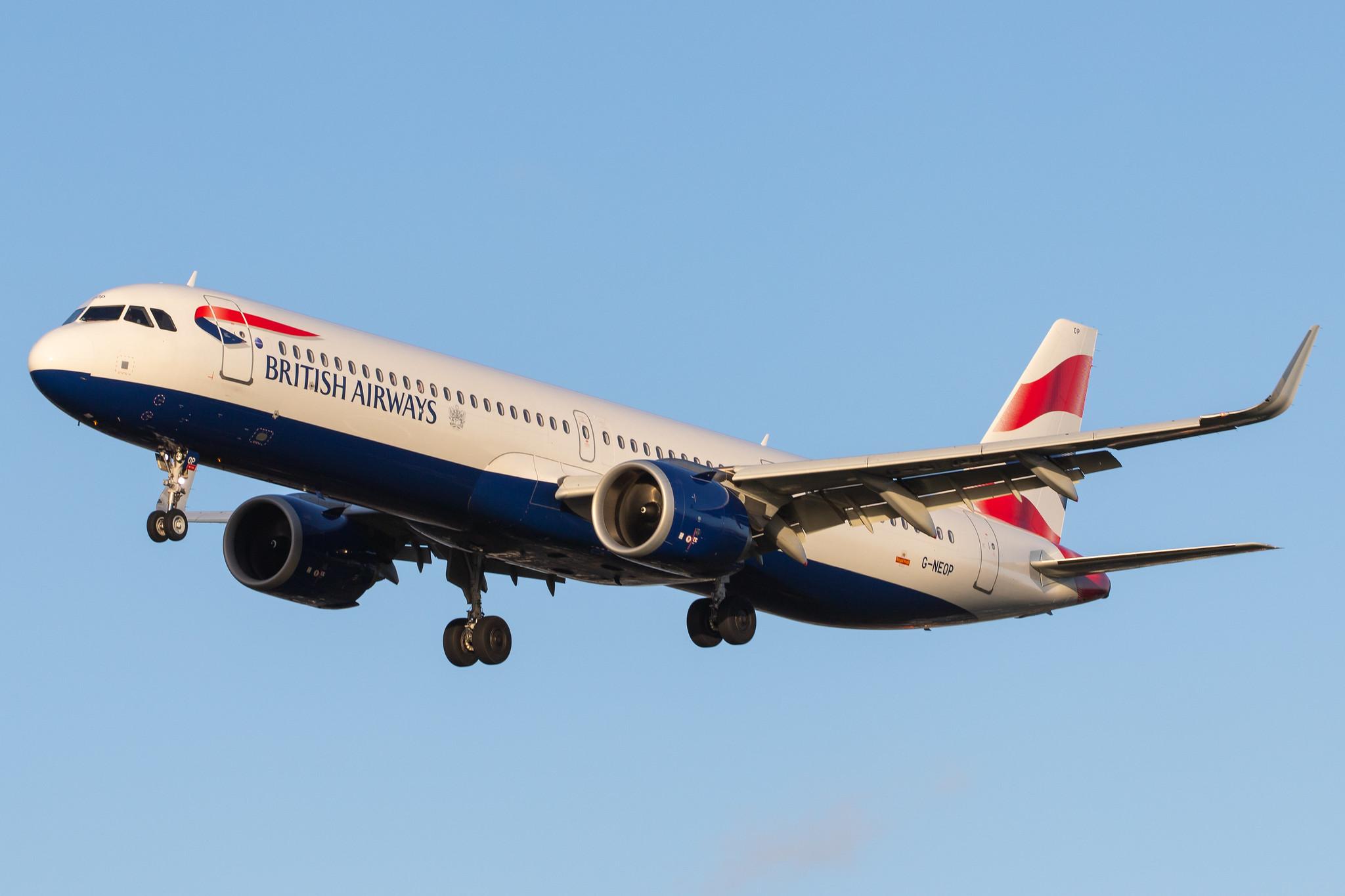 London Heathrow Airport: British Airways (BA / BAW) |  Airbus A321-251NX A21N | G-NEOP | MSN 8469