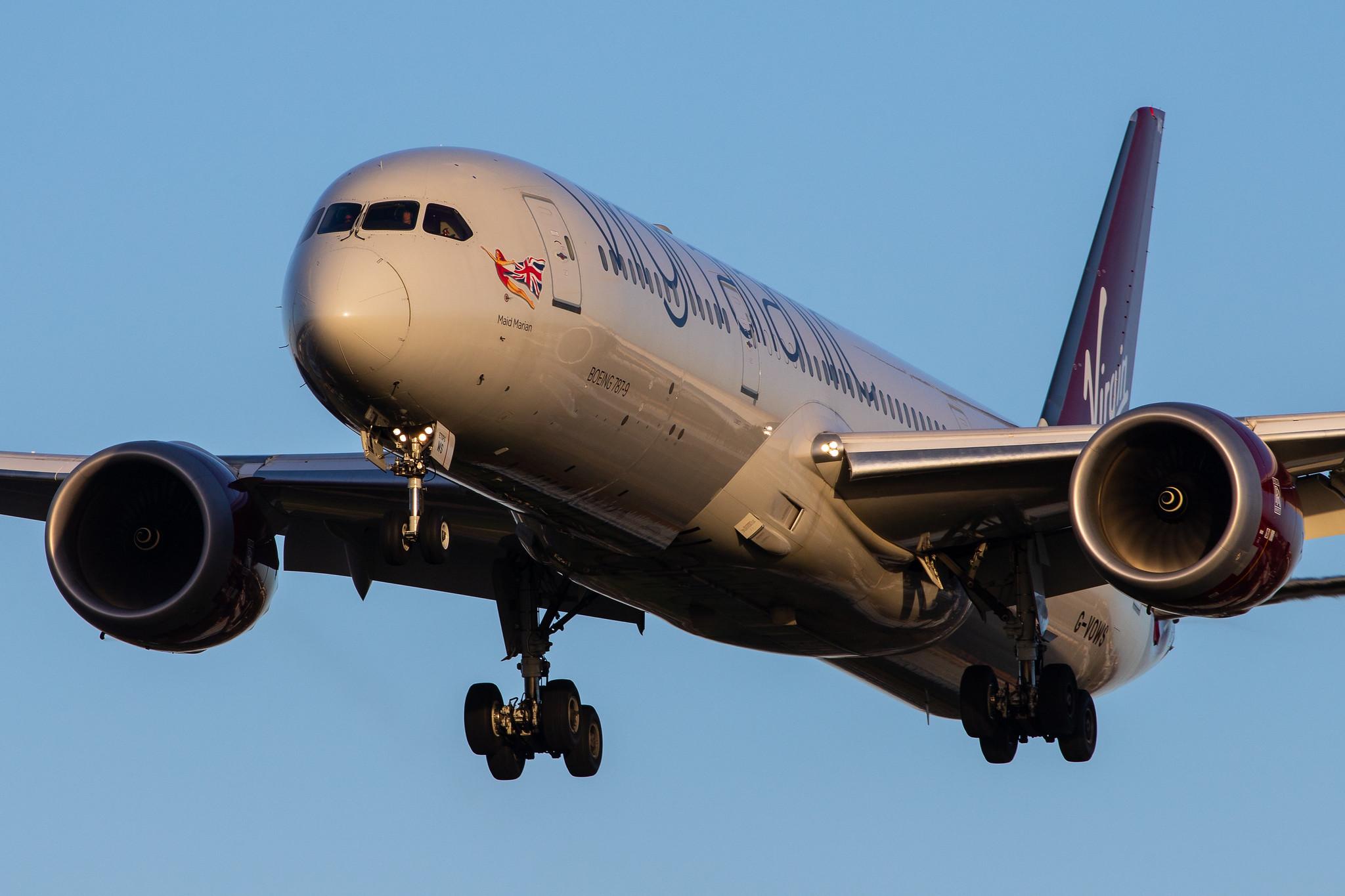 London Heathrow Airport: Virgin Atlantic (VS / VIR) |  Boeing 787-9 Dreamliner B789 | G-VOWS | MSN 37974