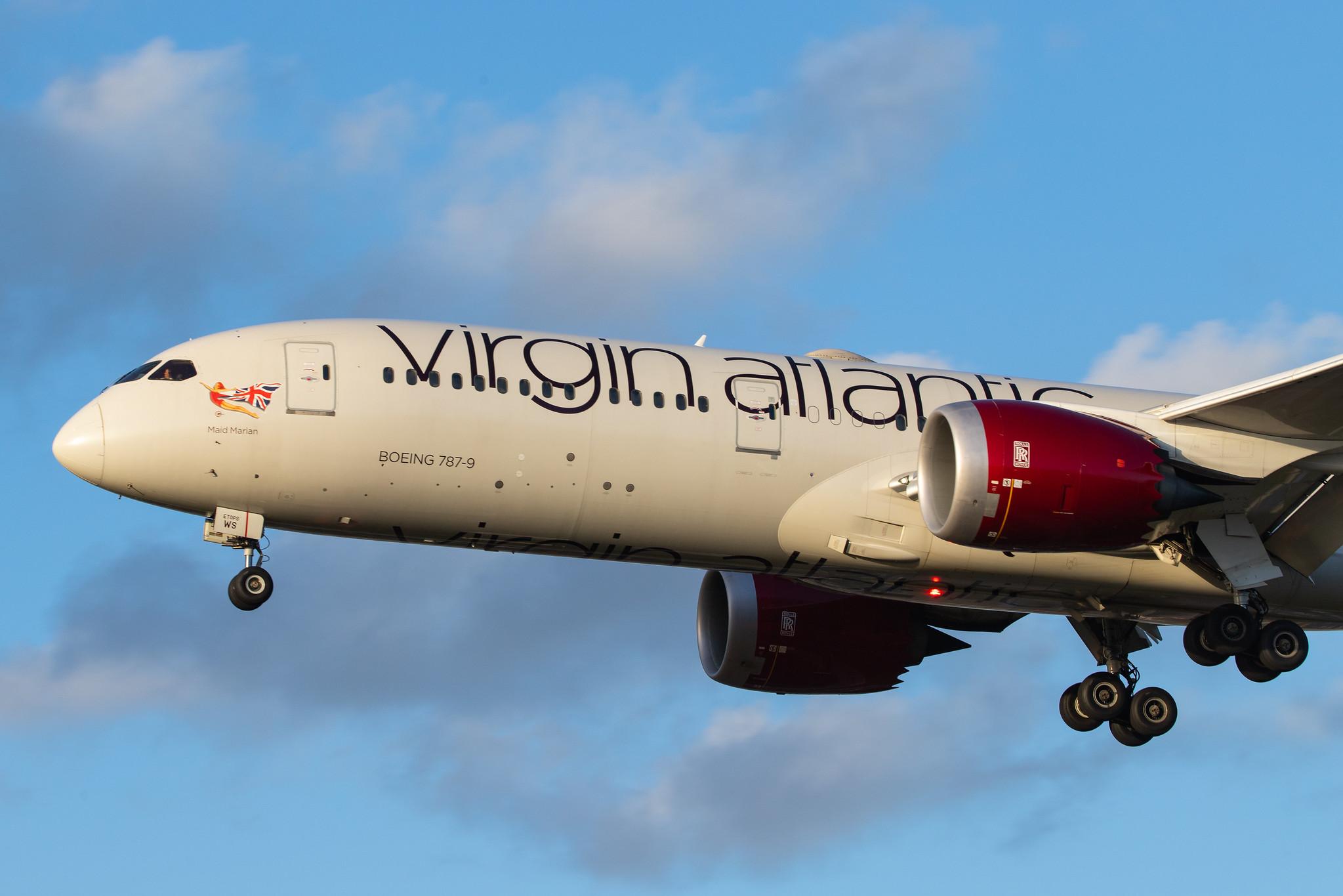 London Heathrow Airport: Virgin Atlantic (VS / VIR) |  Boeing 787-9 Dreamliner B789 | G-VOWS | MSN 37974