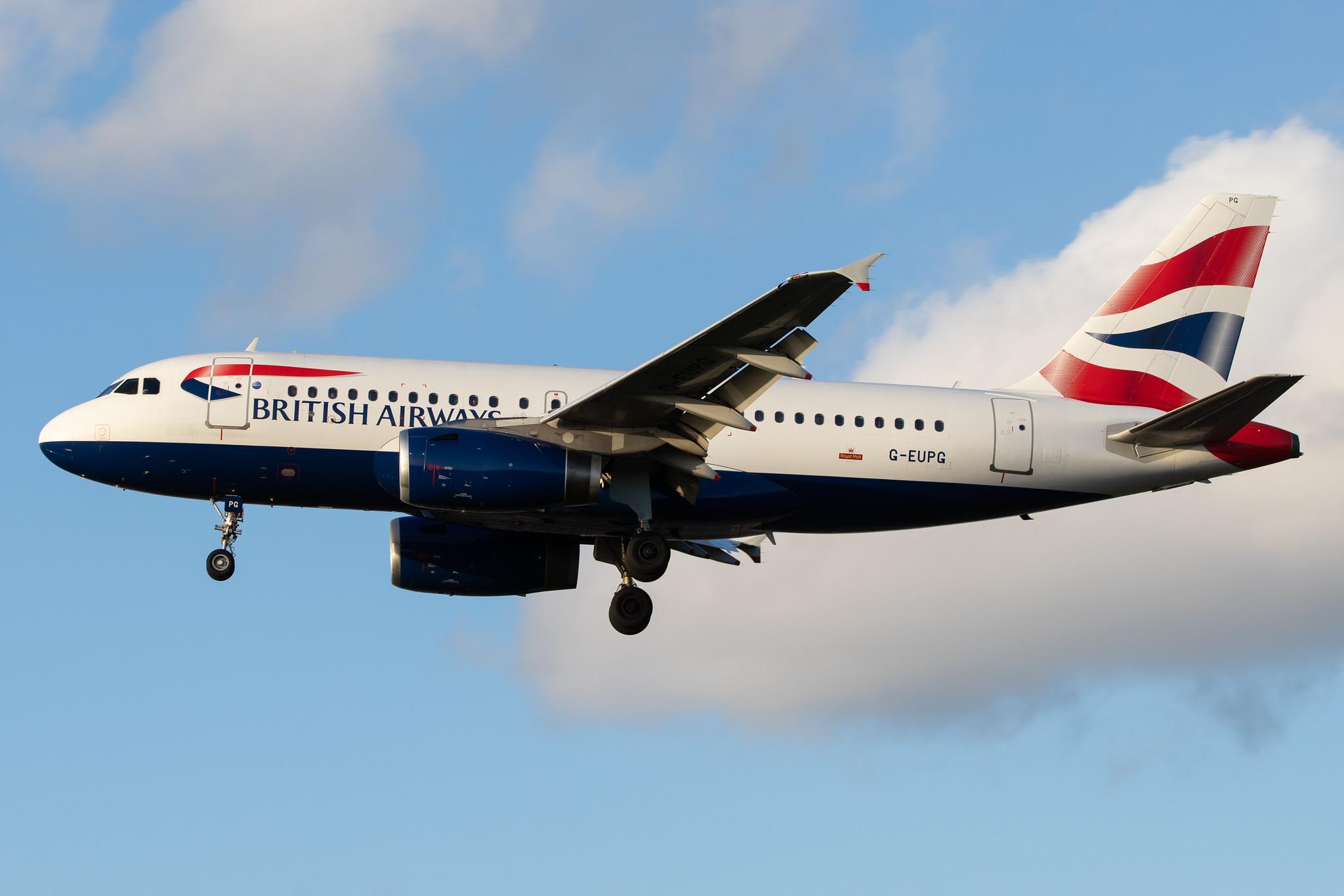 London Heathrow Airport: British Airways (BA / BAW) |  Airbus A320-232 A320 | G-EUYN | MSN 4975