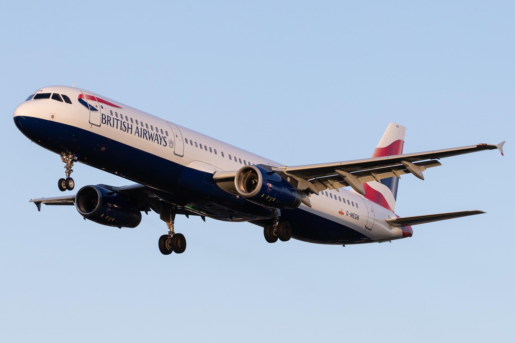 London Heathrow Airport: British Airways (BA / BAW) |  Airbus A321-231 A321 | G-MEDN | MSN 3512