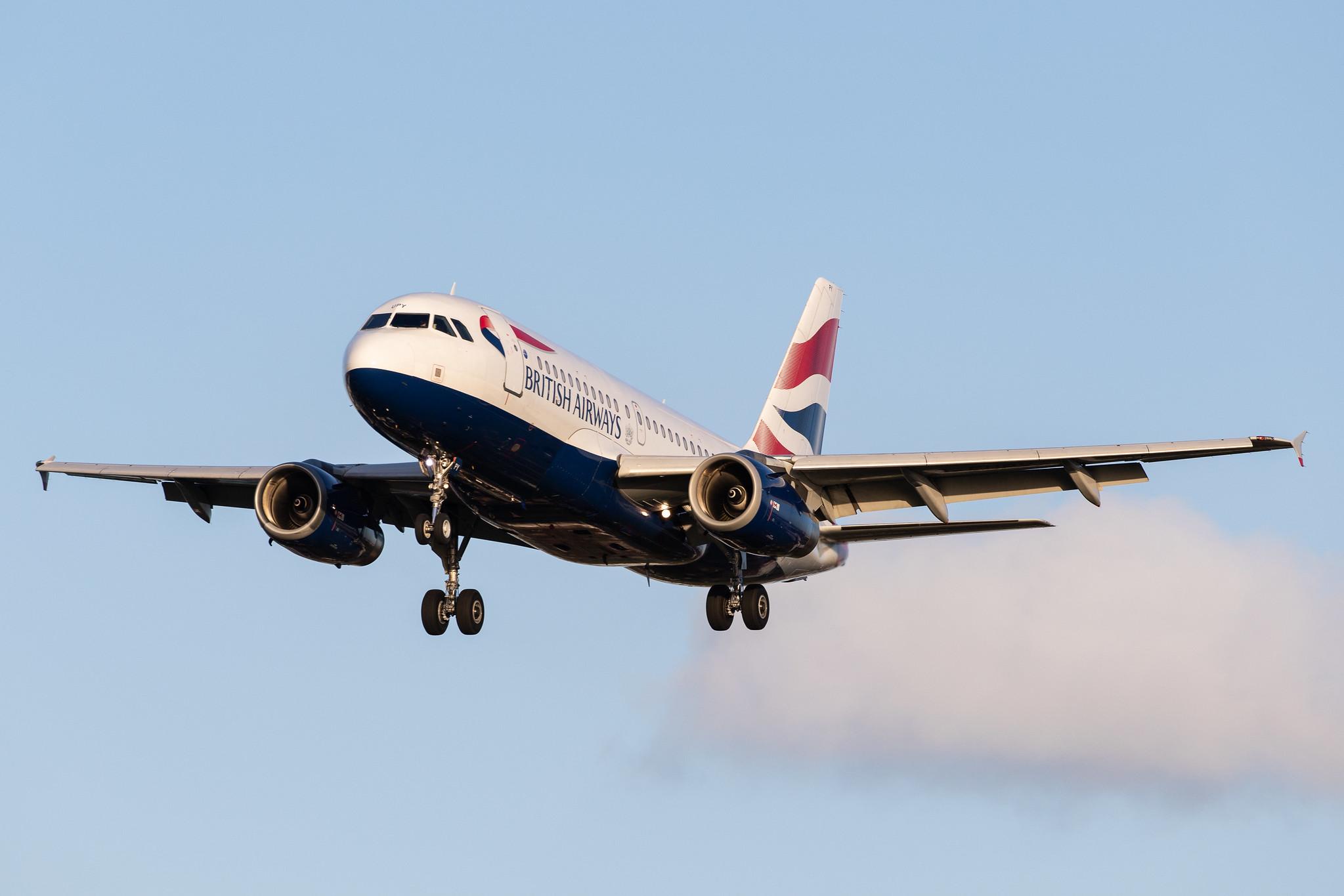 London Heathrow Airport: British Airways (BA / BAW) |  Airbus A319-131 A319 | G-EUPY | MSN 1466