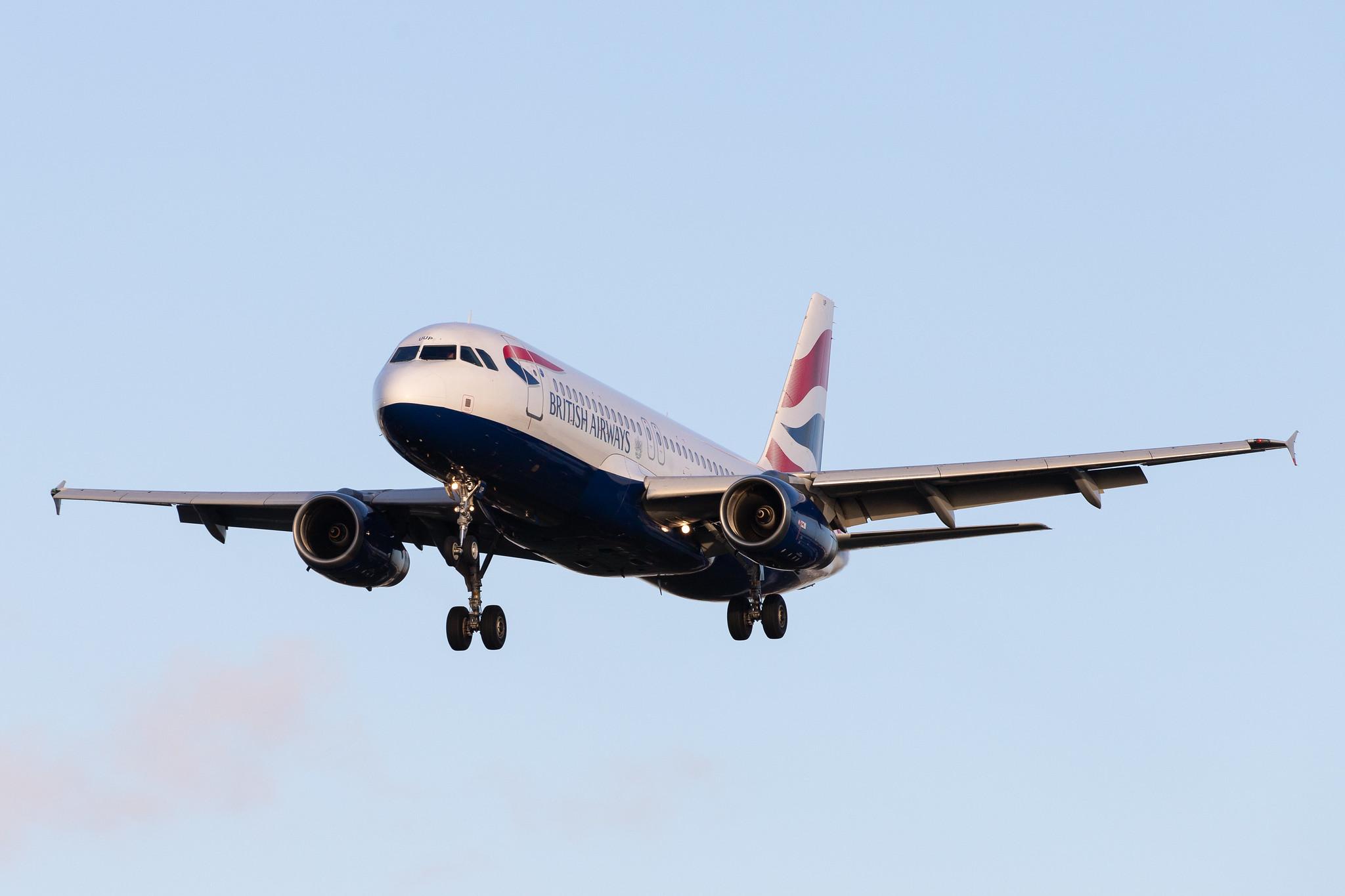 London Heathrow Airport: British Airways (BA / BAW) |  Airbus A320-232 A320 | G-EUUP | MSN 2038