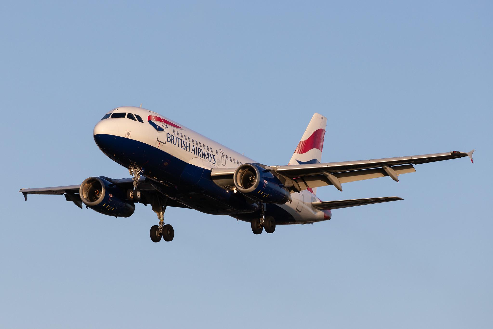 London Heathrow Airport: British Airways (BA / BAW) |  Airbus A319-131 A319 | G-EUPA | MSN 1082