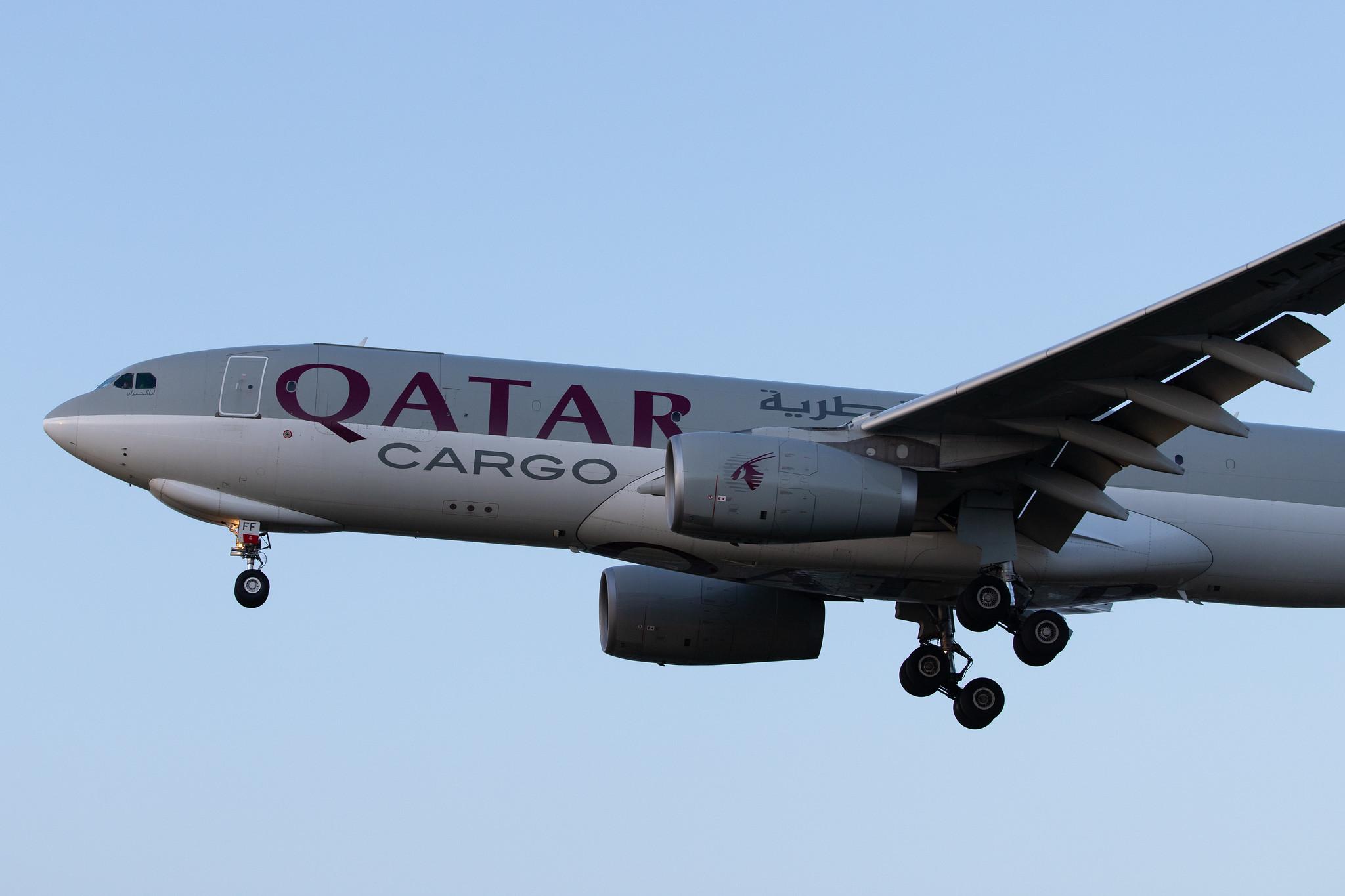 London Heathrow Airport: Qatar Cargo (QR / QTR) | Operator: Qatar Airways |  Airbus A330-243F A332 | A7-AFF | MSN 1578