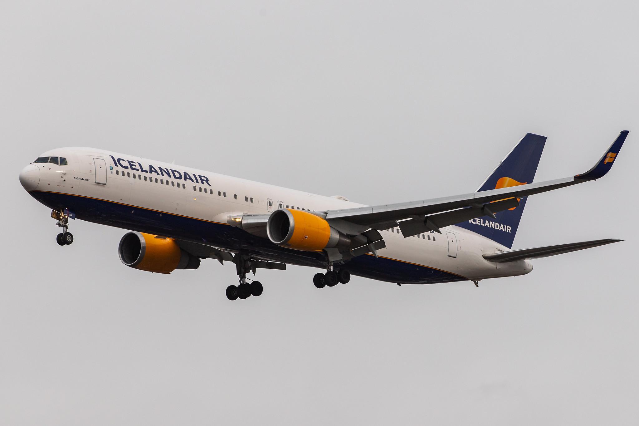 London Heathrow Airport: Icelandair (FI / ICE) |  Boeing 767-319(ER) B763 | TF-ISN | MSN 30586